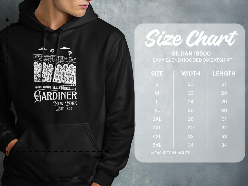 Gardiner New York Est. 1853 Heavy Blend Hooded Sweatshirt