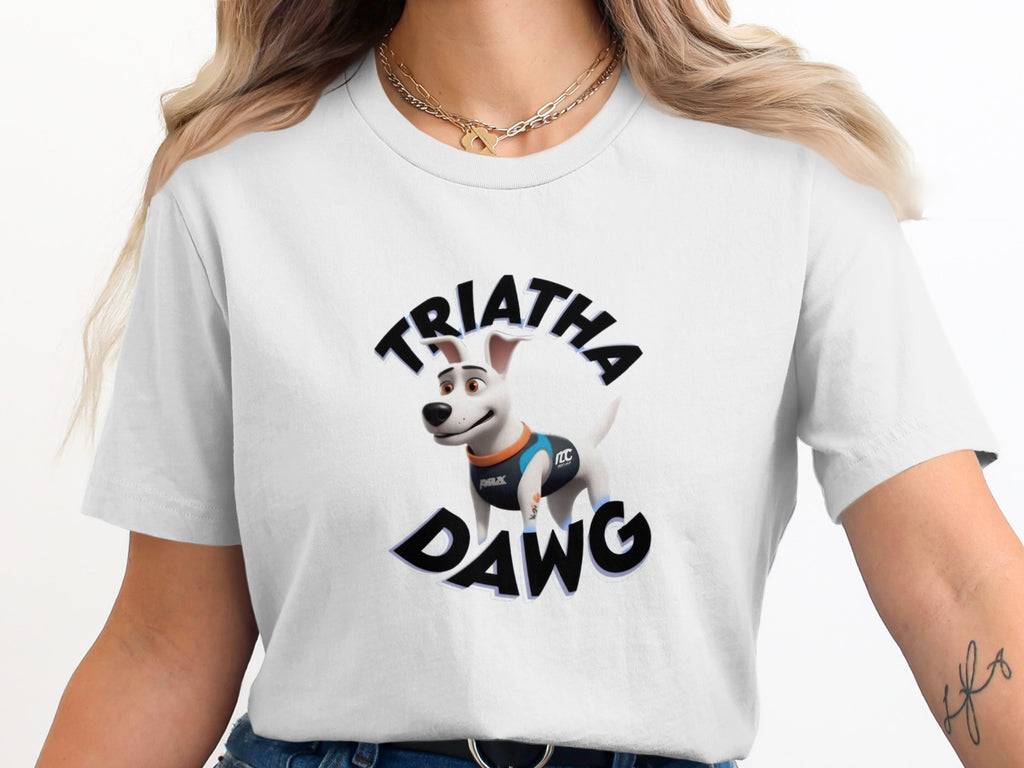 Triatha Dawg Graphic Tee for Active Lifestyle