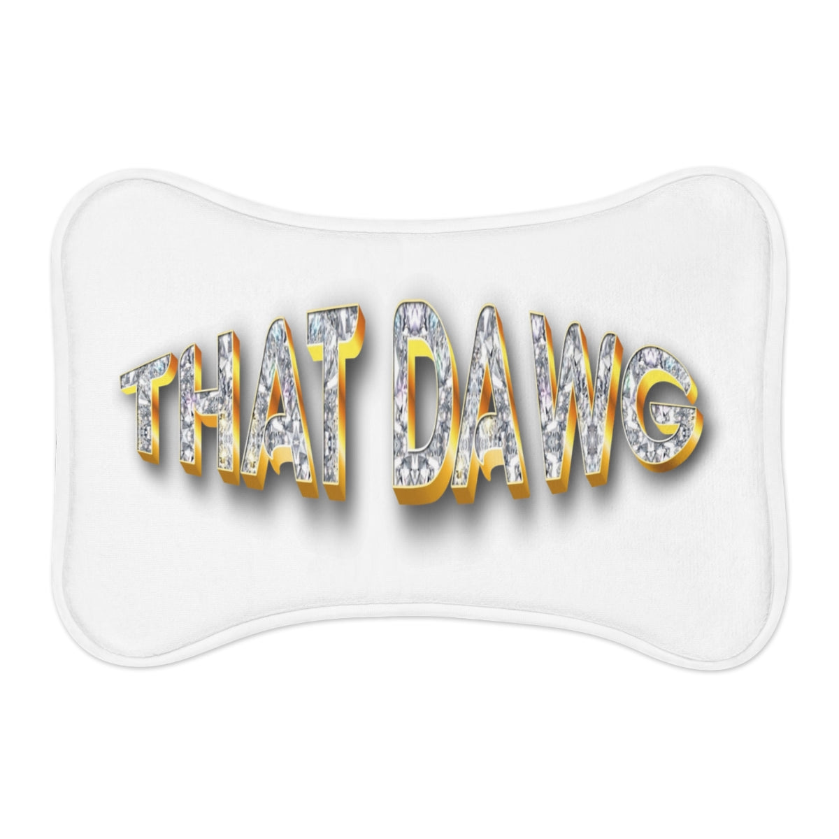 THAT DAWG Designer Pet Bone Pillow Home Decor Item