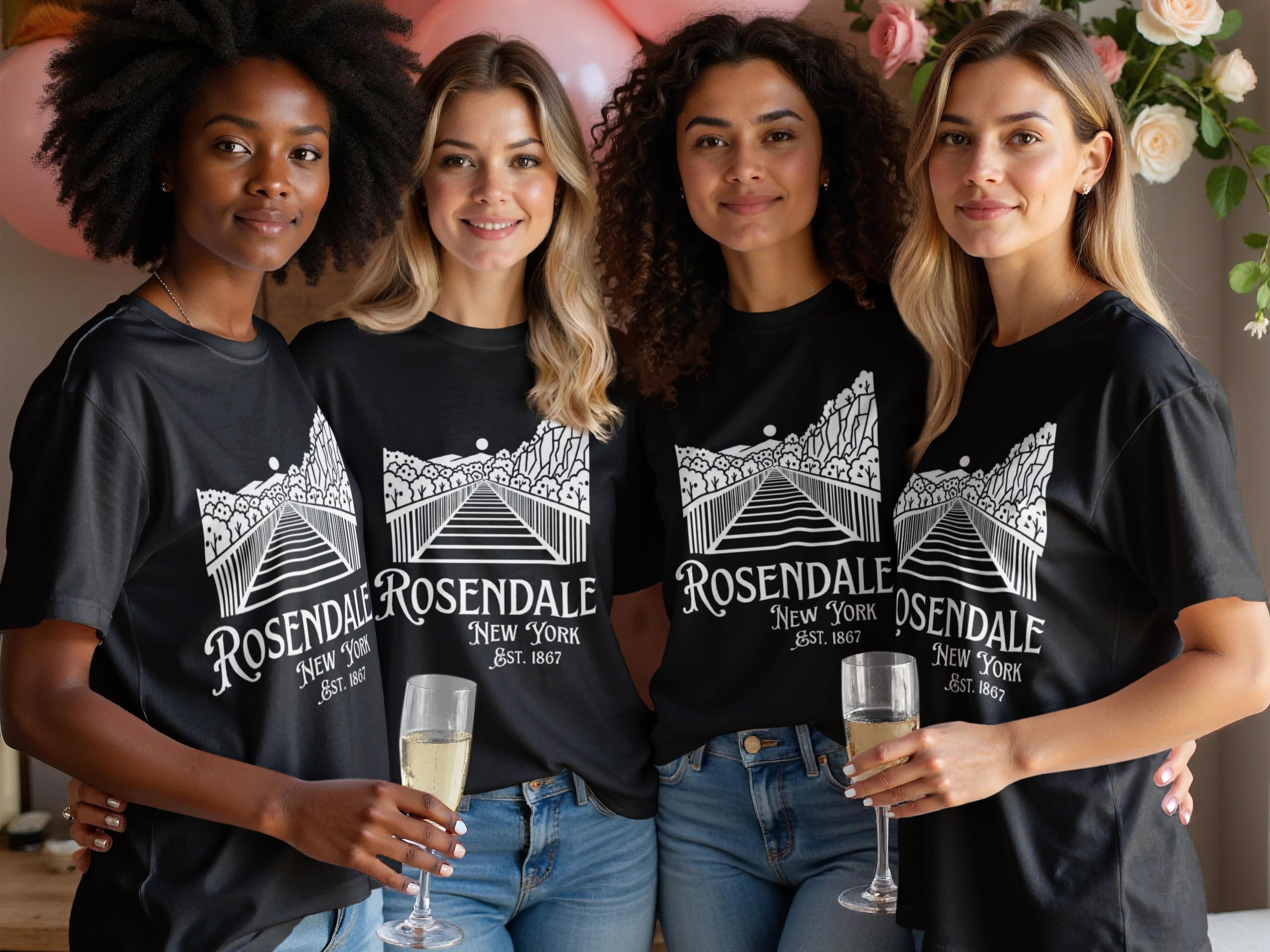 Rosendale New York Graphic Tees for Friends Group