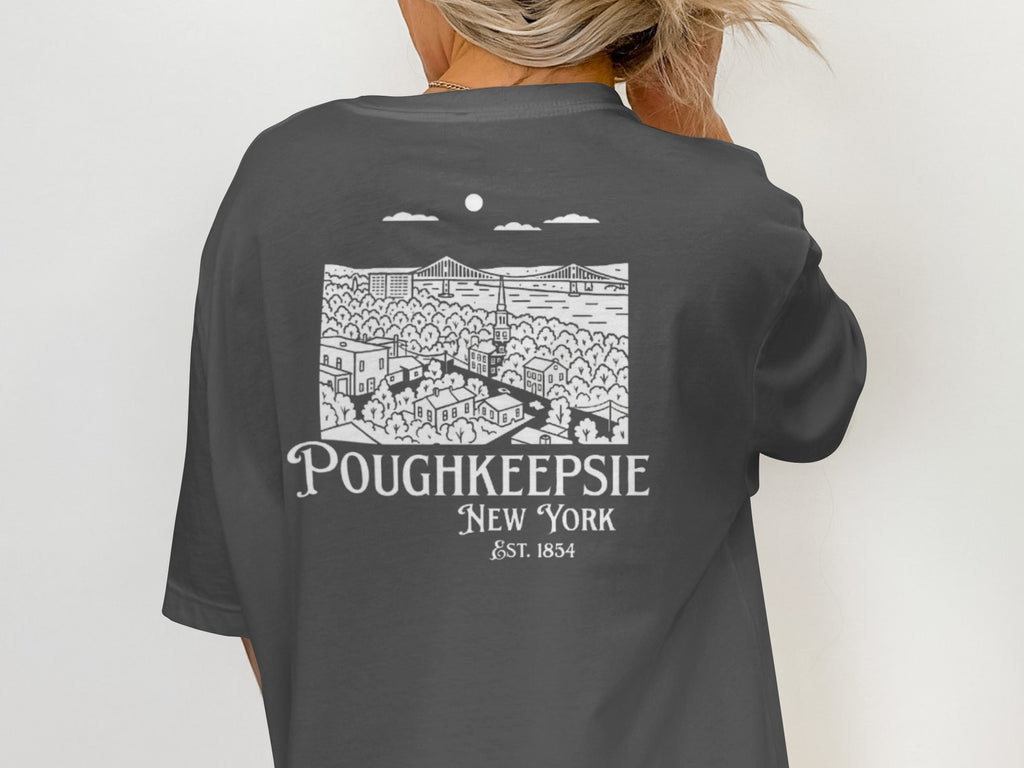 Poughkeepsie New York Est 1854 graphic t-shirt