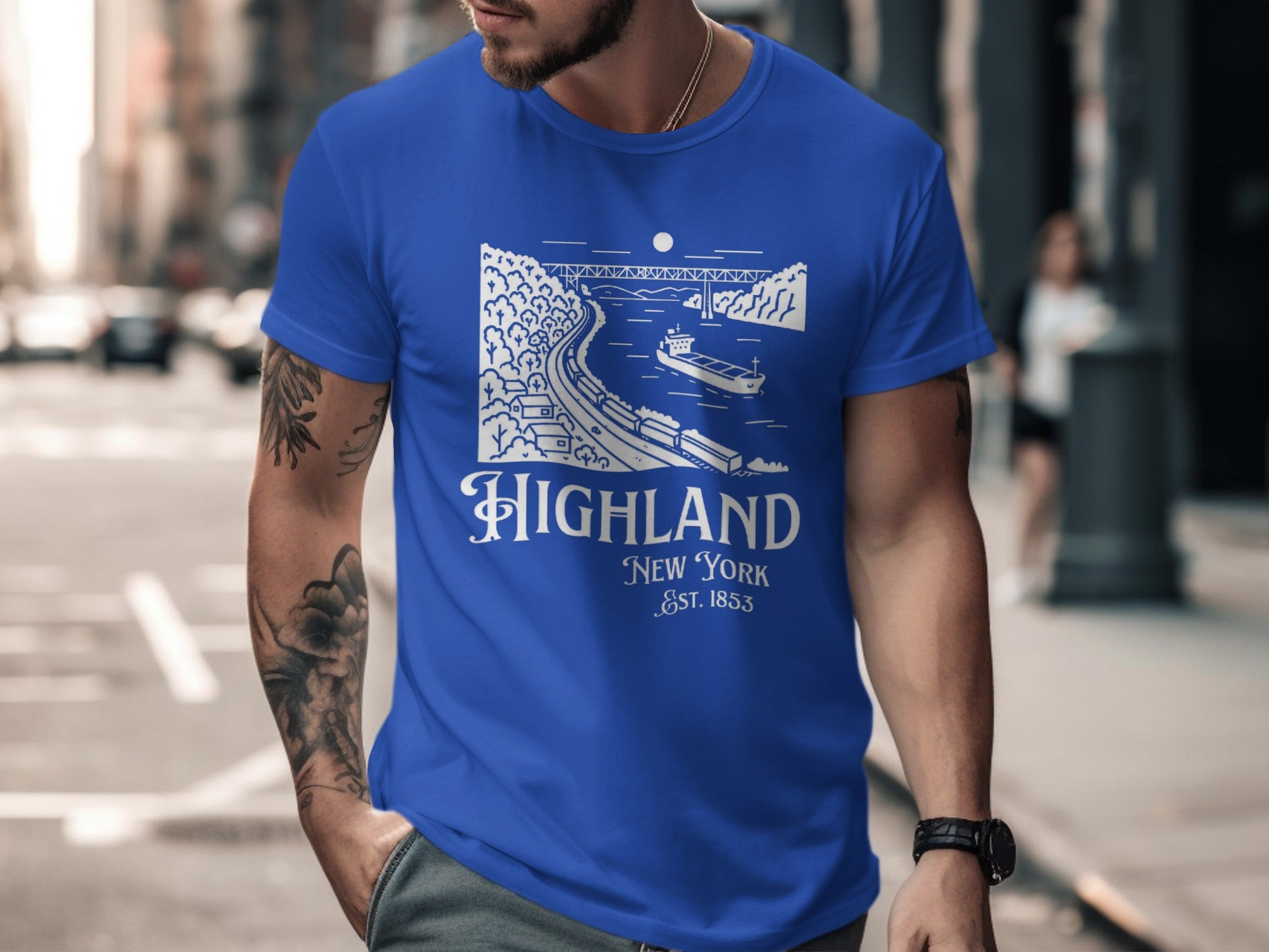 Highland New York Est 1853 Graphic T-Shirt