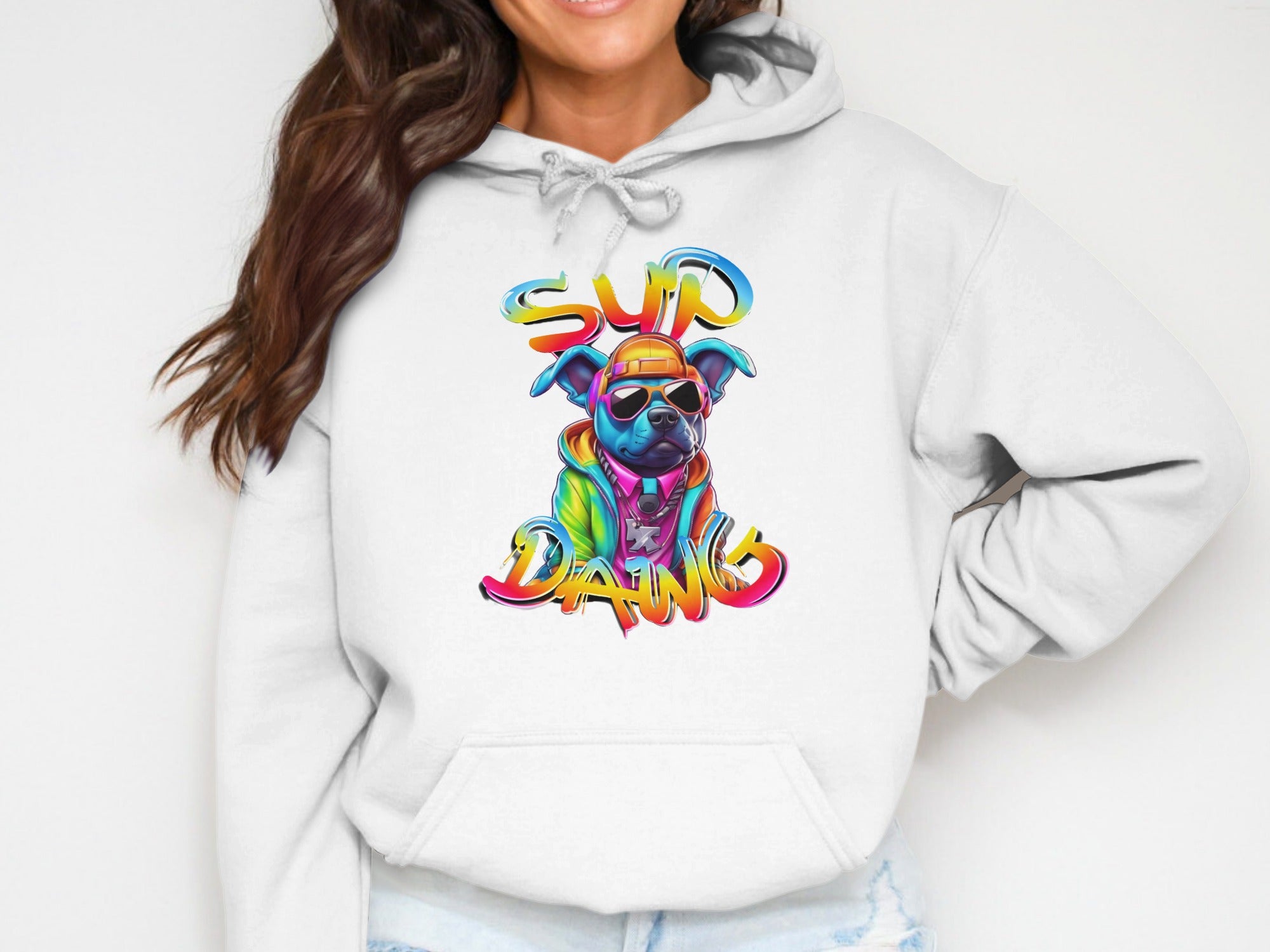 Sup Dawg Graphic Hoodie Trendy Casual Wear product type