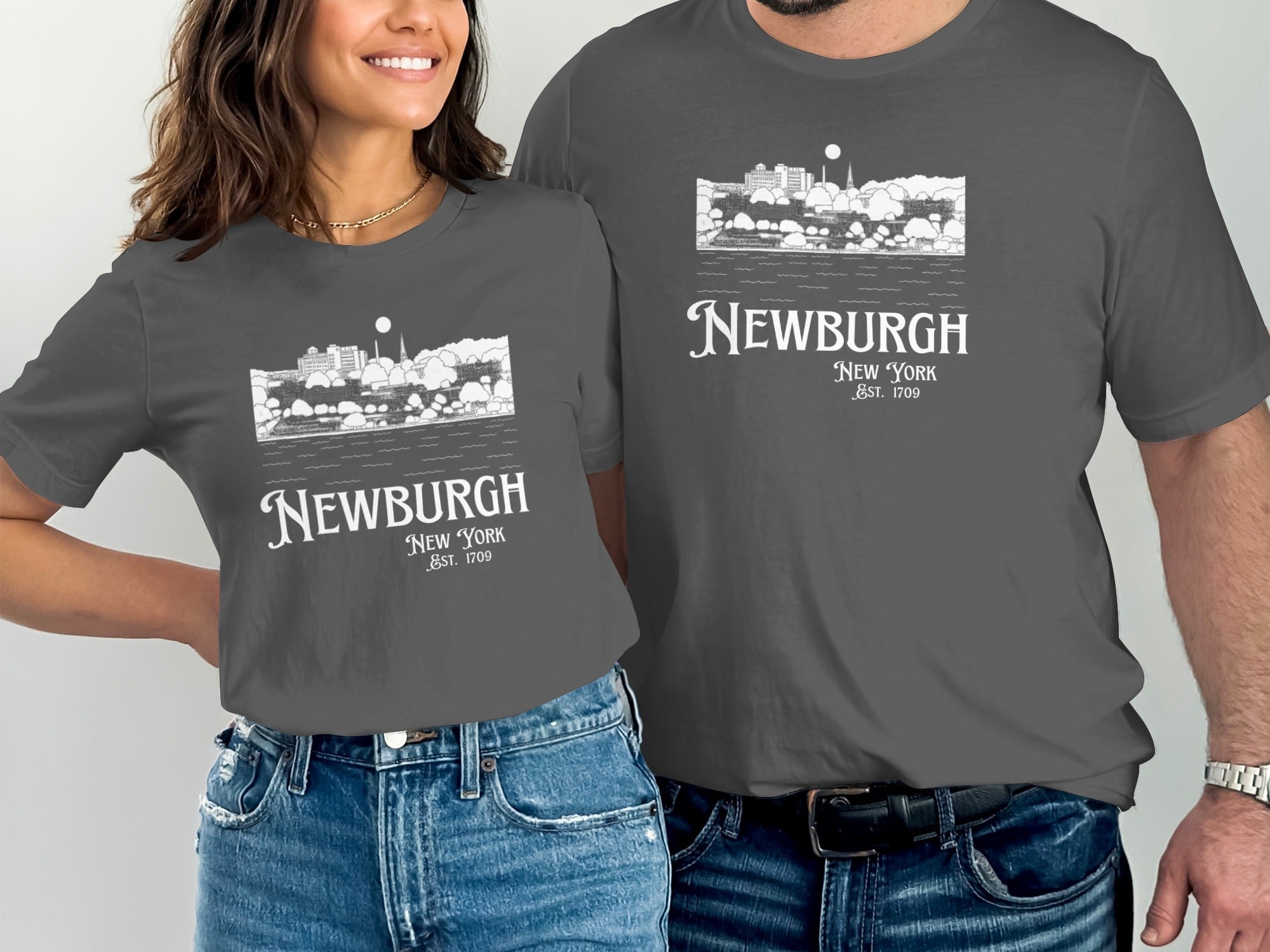 Newburgh New York Est 1709 graphic t-shirt