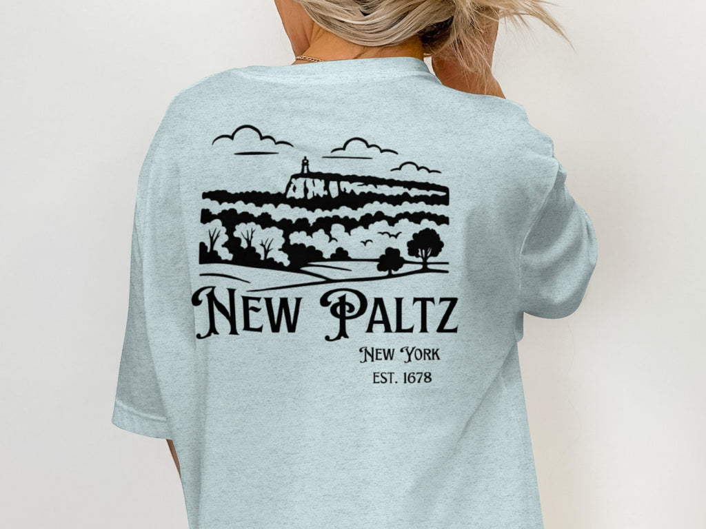 New Paltz New York Scenic View Graphic T-Shirt