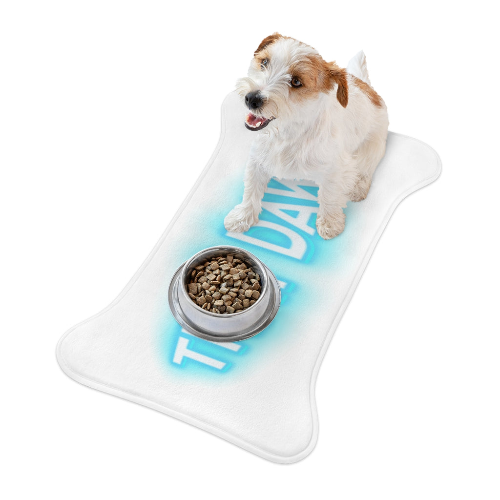 Dog Placemat with Bone Shape and Pet Bowl Design