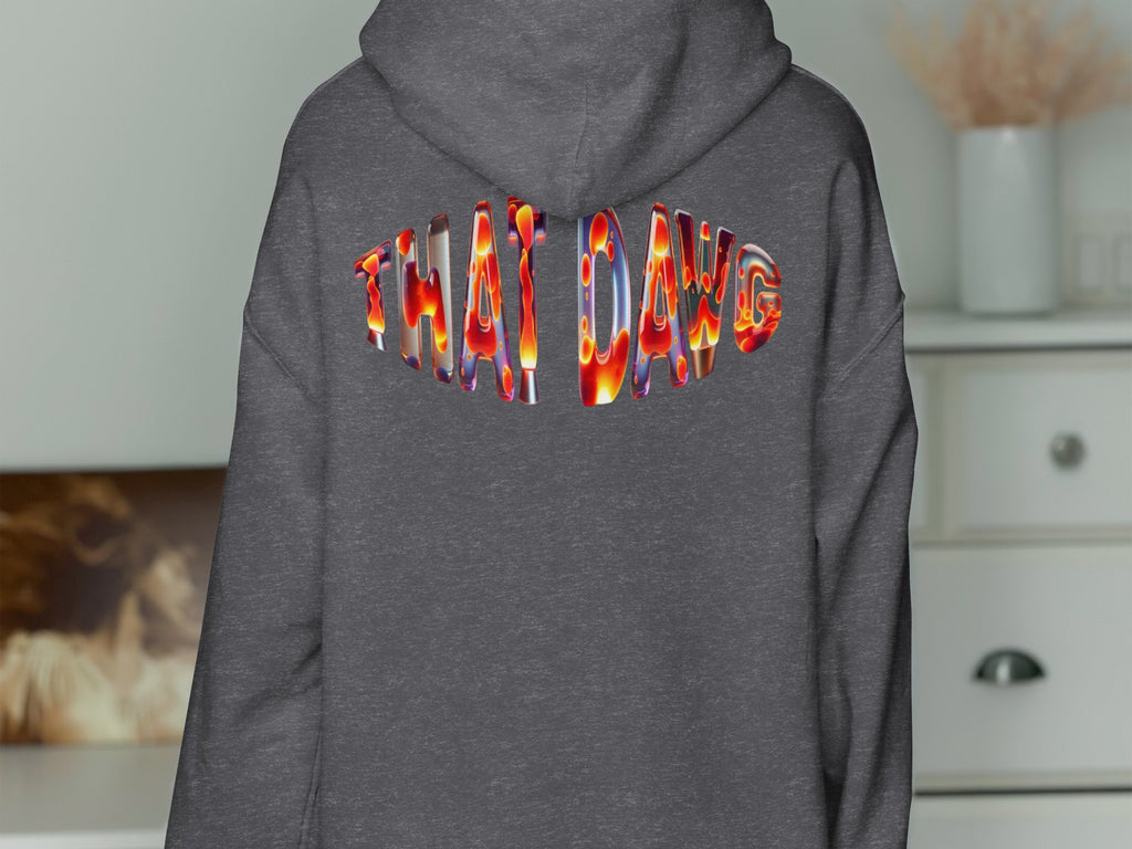 THAT DAWG Flame Design Graphic Hoodie product