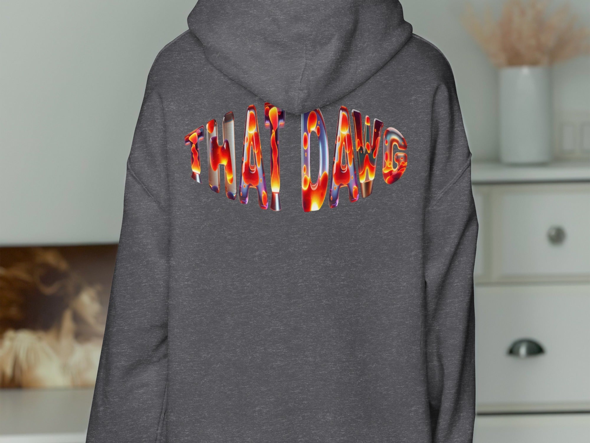 THAT DAWG Flame Design Graphic Hoodie product