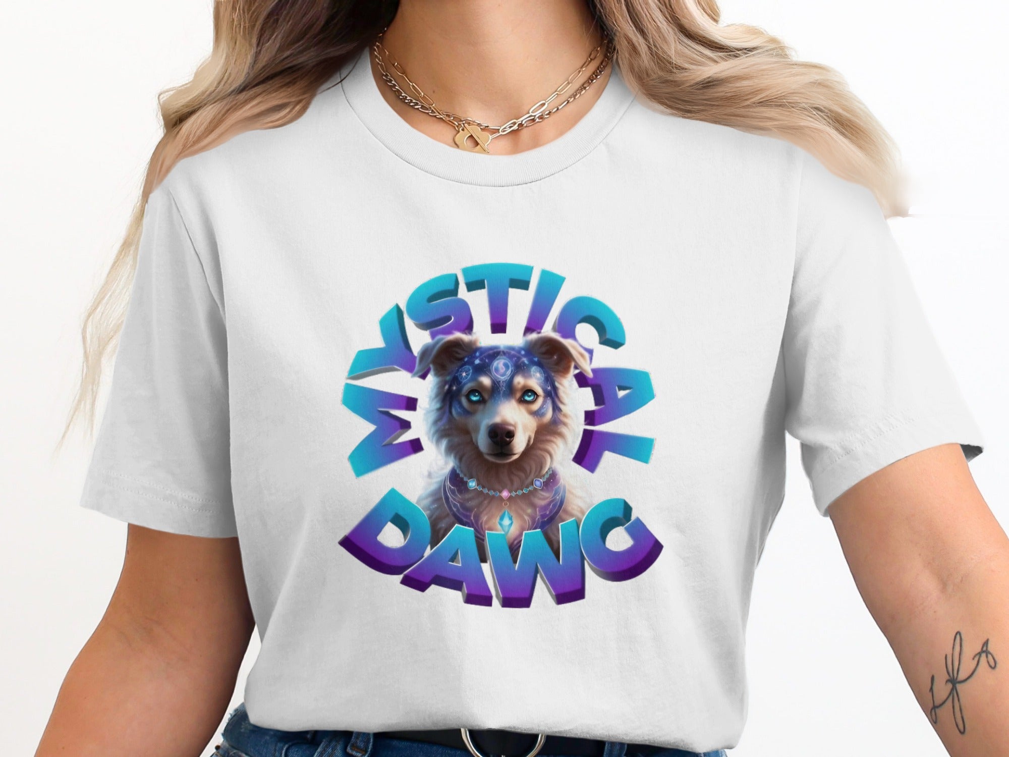Mystical Dawg T-Shirt Creative Graphic Apparel product