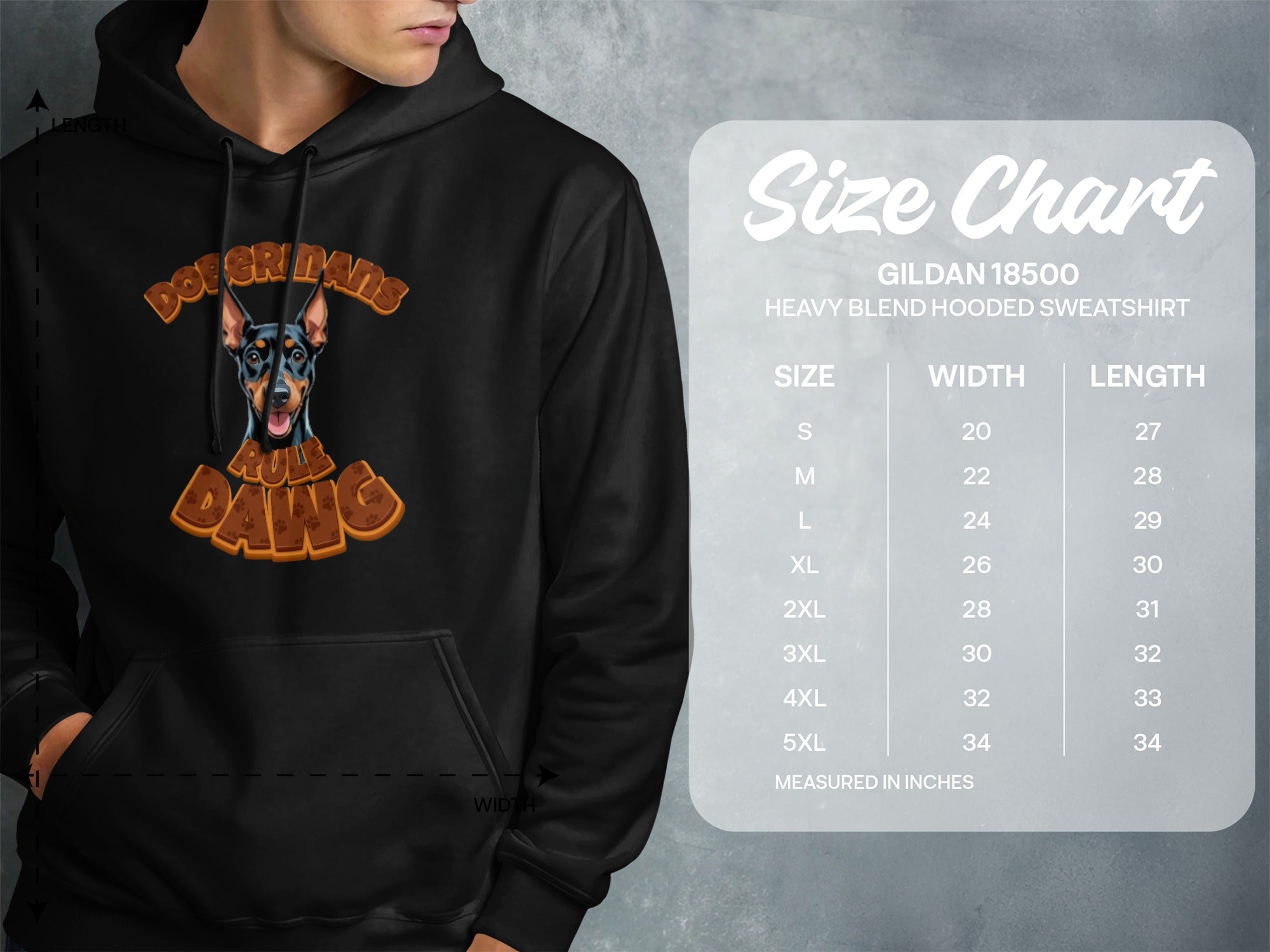 Dog Graphic Print Hooded Sweatshirt