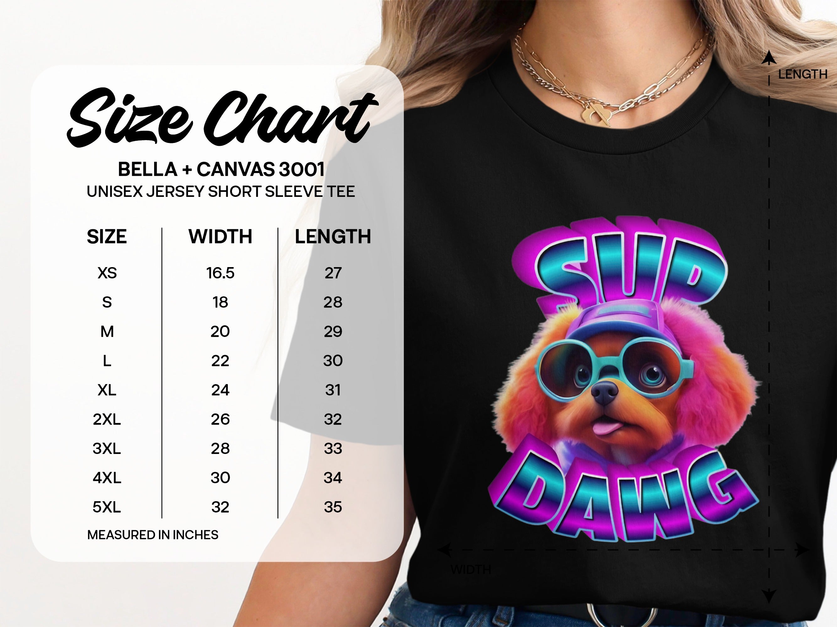 Sup Dawg Graphic Unisex Jersey Short Sleeve Tee product type