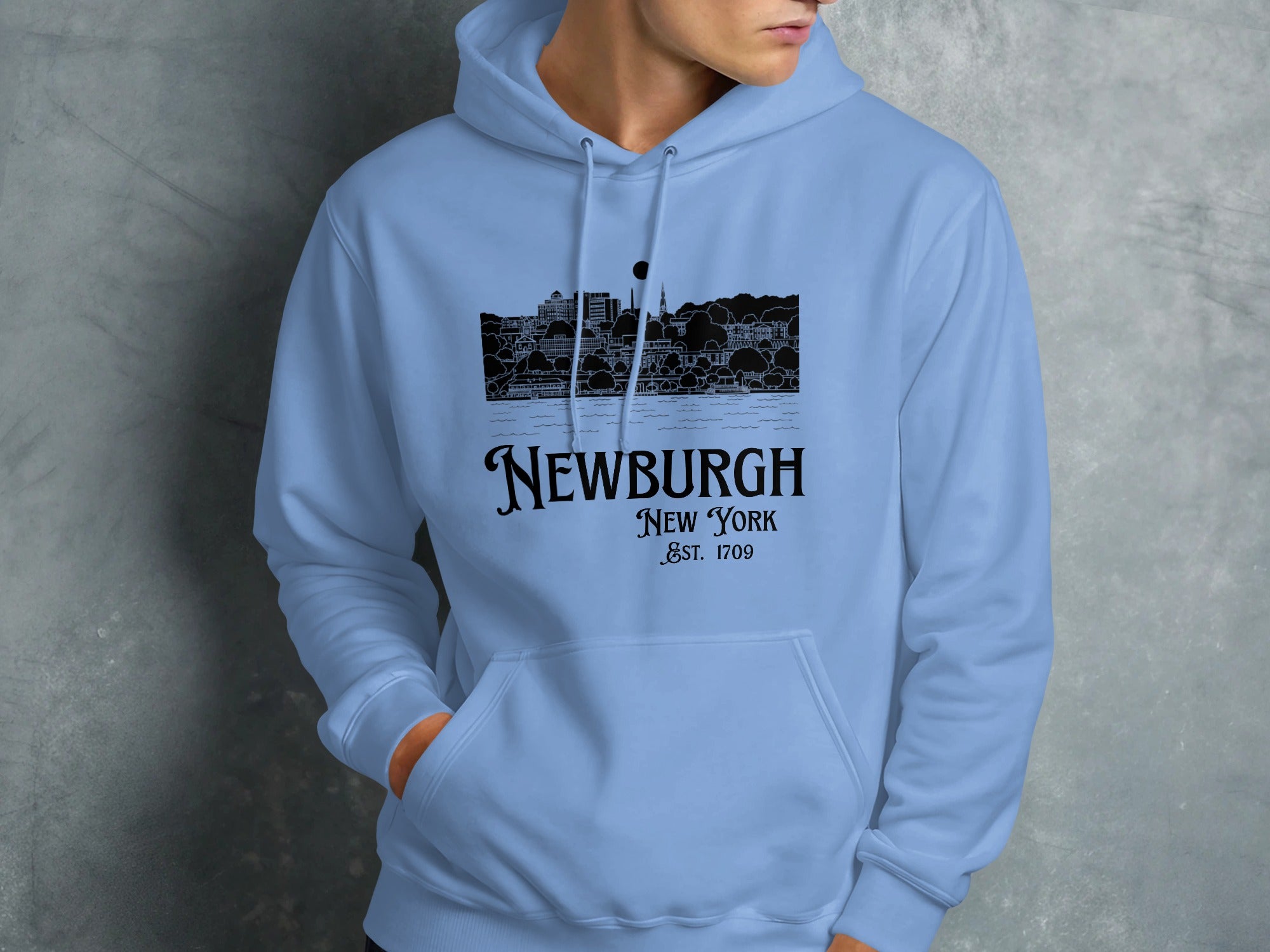 Newburgh New York Est 1709 Hooded Sweatshirt product