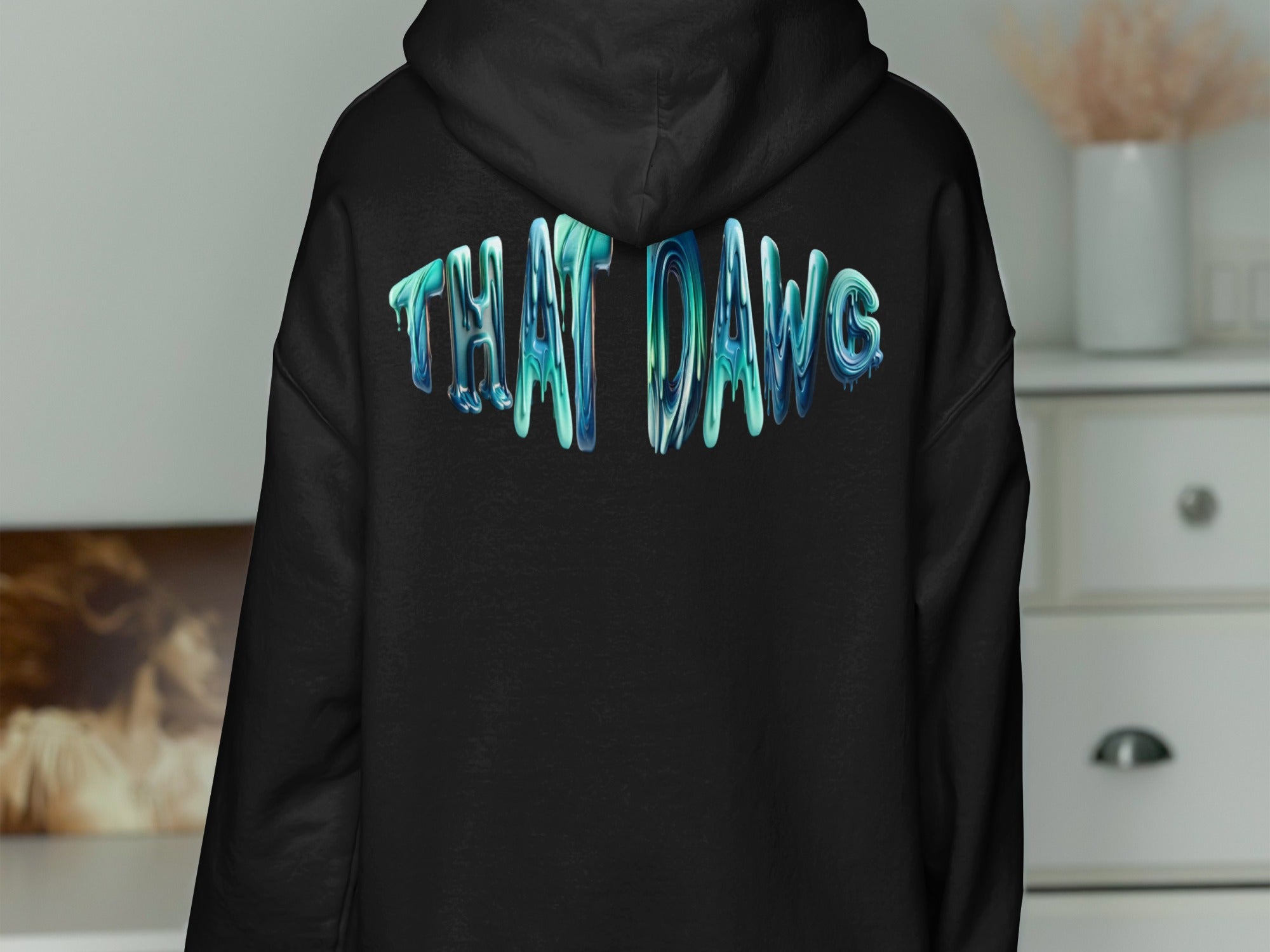 THAT DAWG Printed Slogan Hoodie Fashionable Product