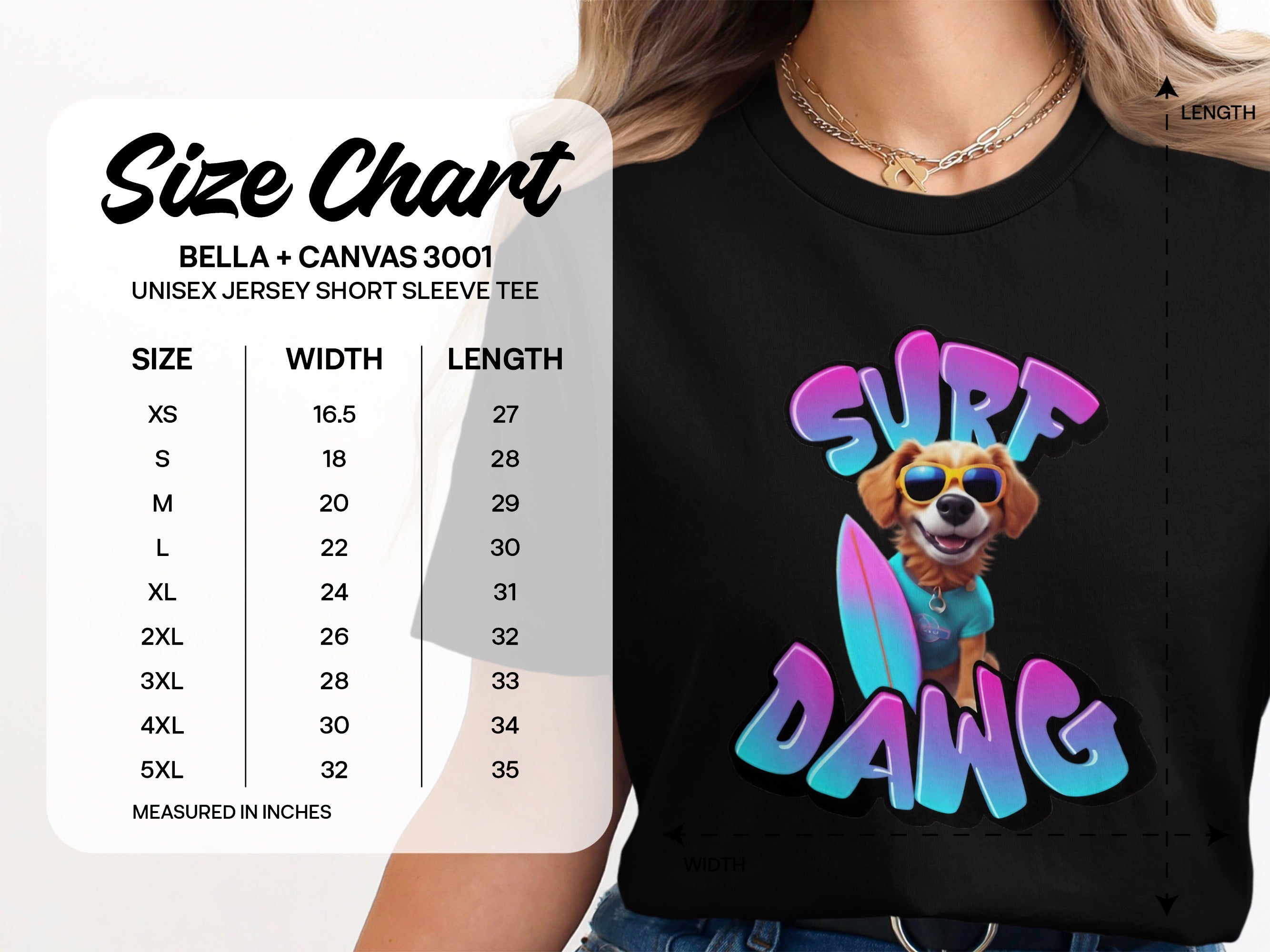 Surf Dawg Graphic Print Unisex Jersey Short Sleeve product