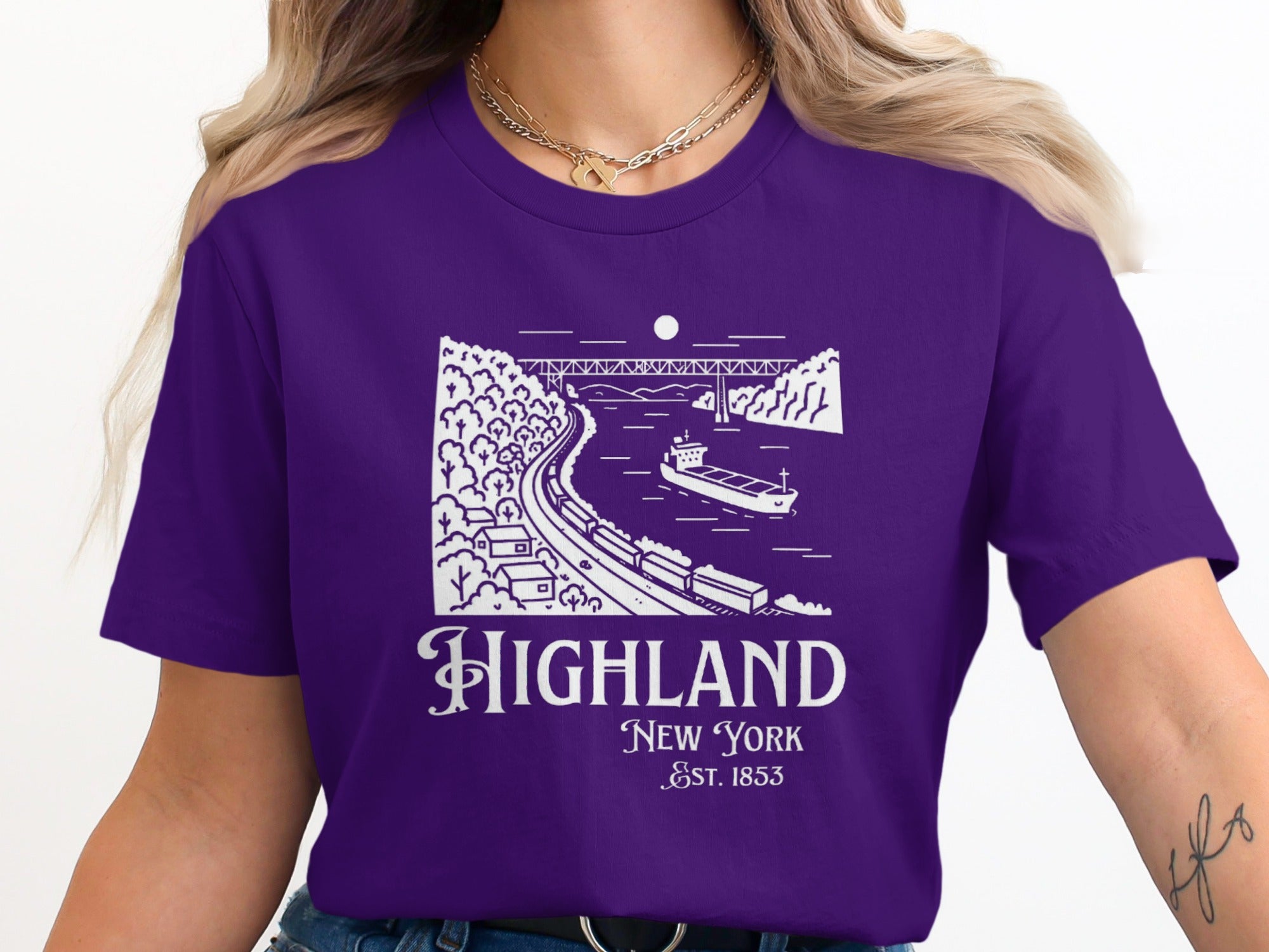 Highland New York Est 1853 Printed T-shirt product type
