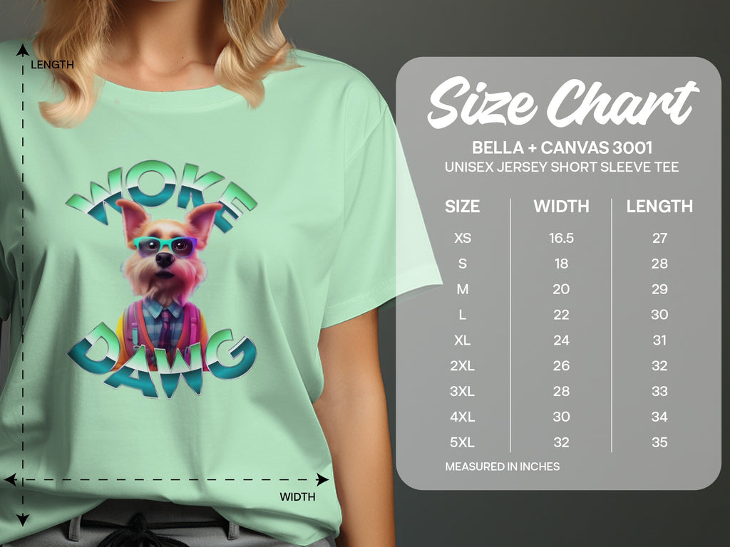 Woke Dawg Bella Canvas 3001 unisex jersey tee product
