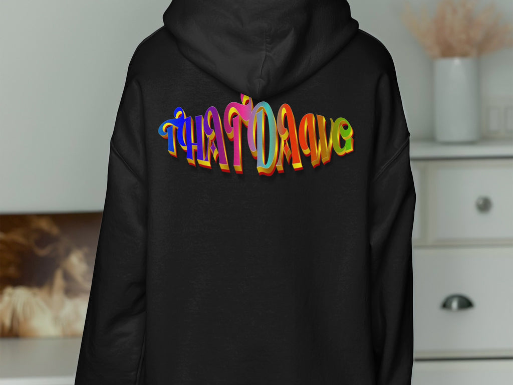 Colorful Text Graphic Hoodie product