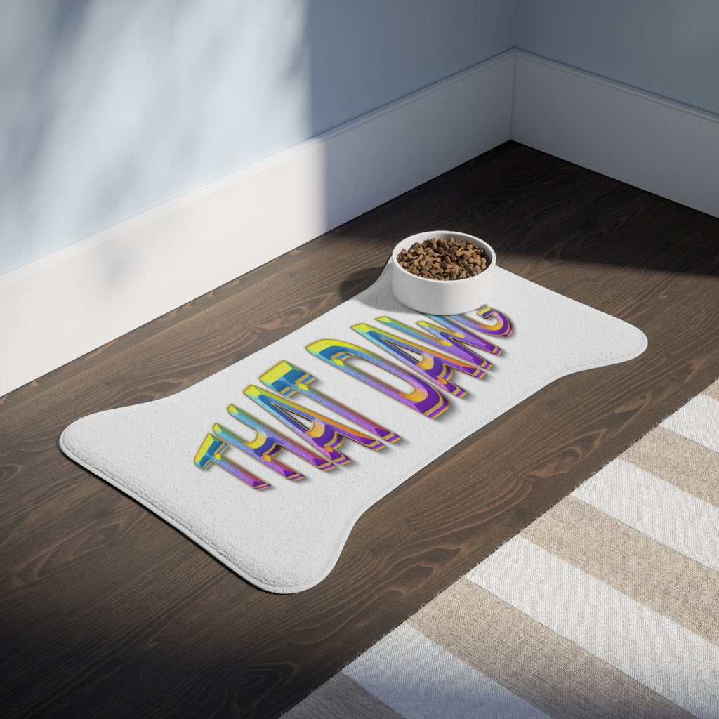 THAT DANG Colorful Lettering on Pet Mat