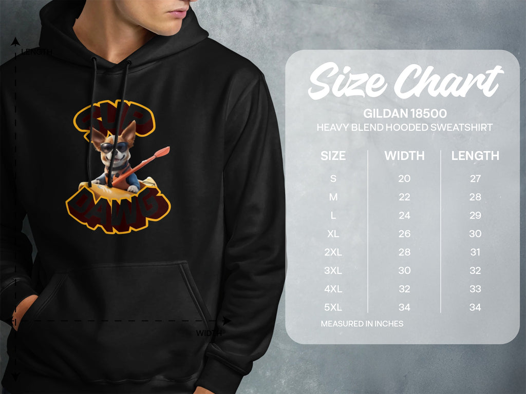Cool Dog Playing Guitar Graphic Sweatshirt Hoodie