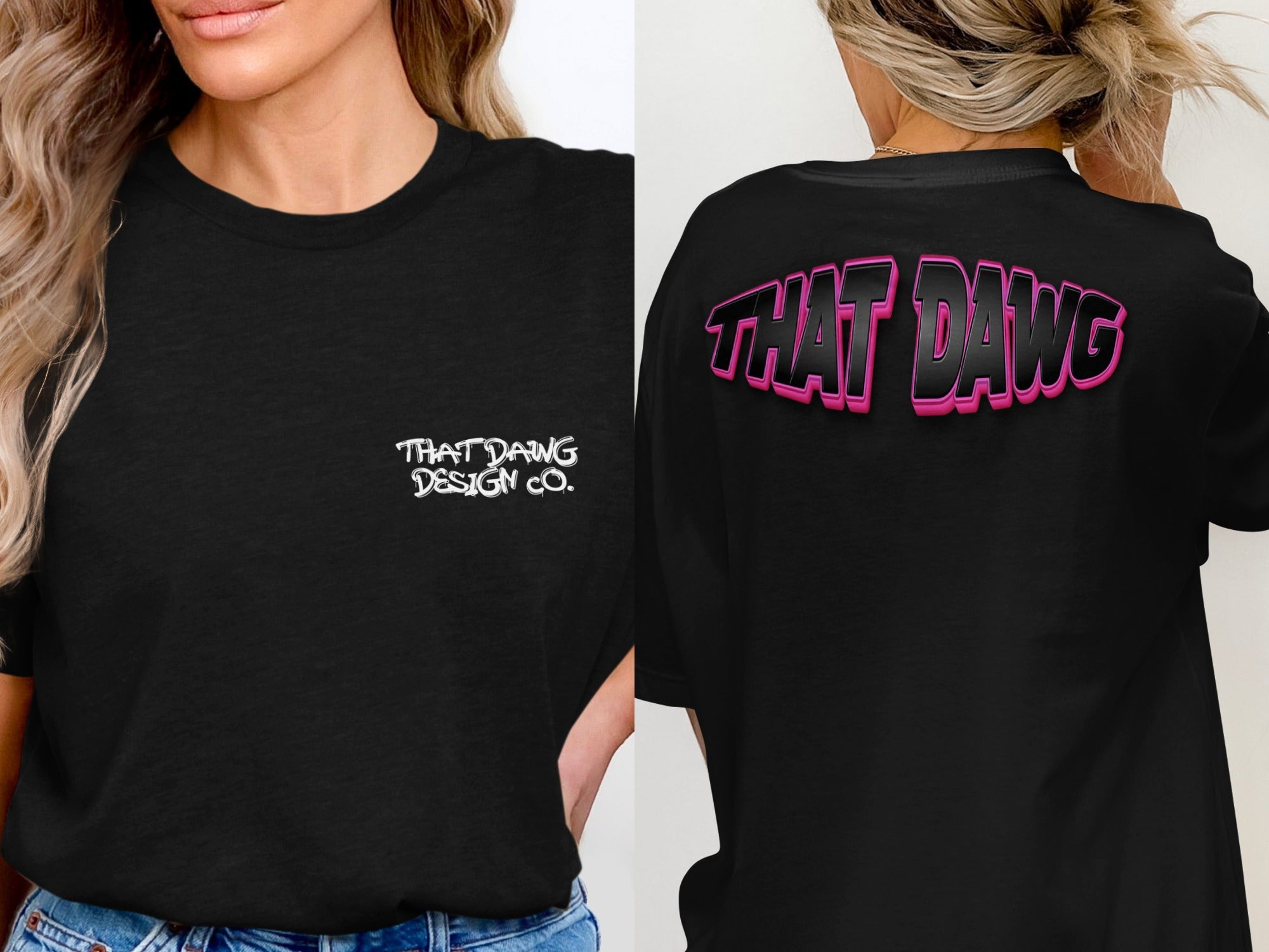 That Dawg Design Co Black Graphic Tee Shirt product