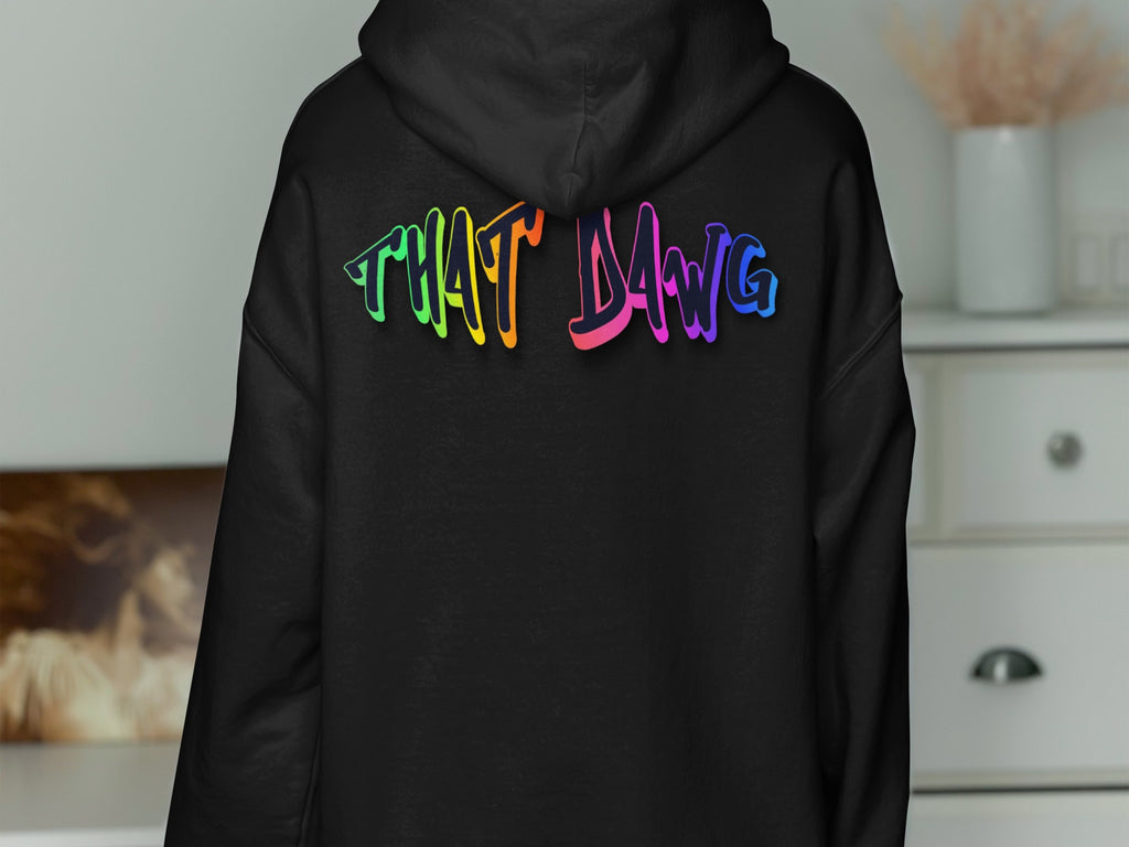 That Dawg Colorful Text Hoodie Product