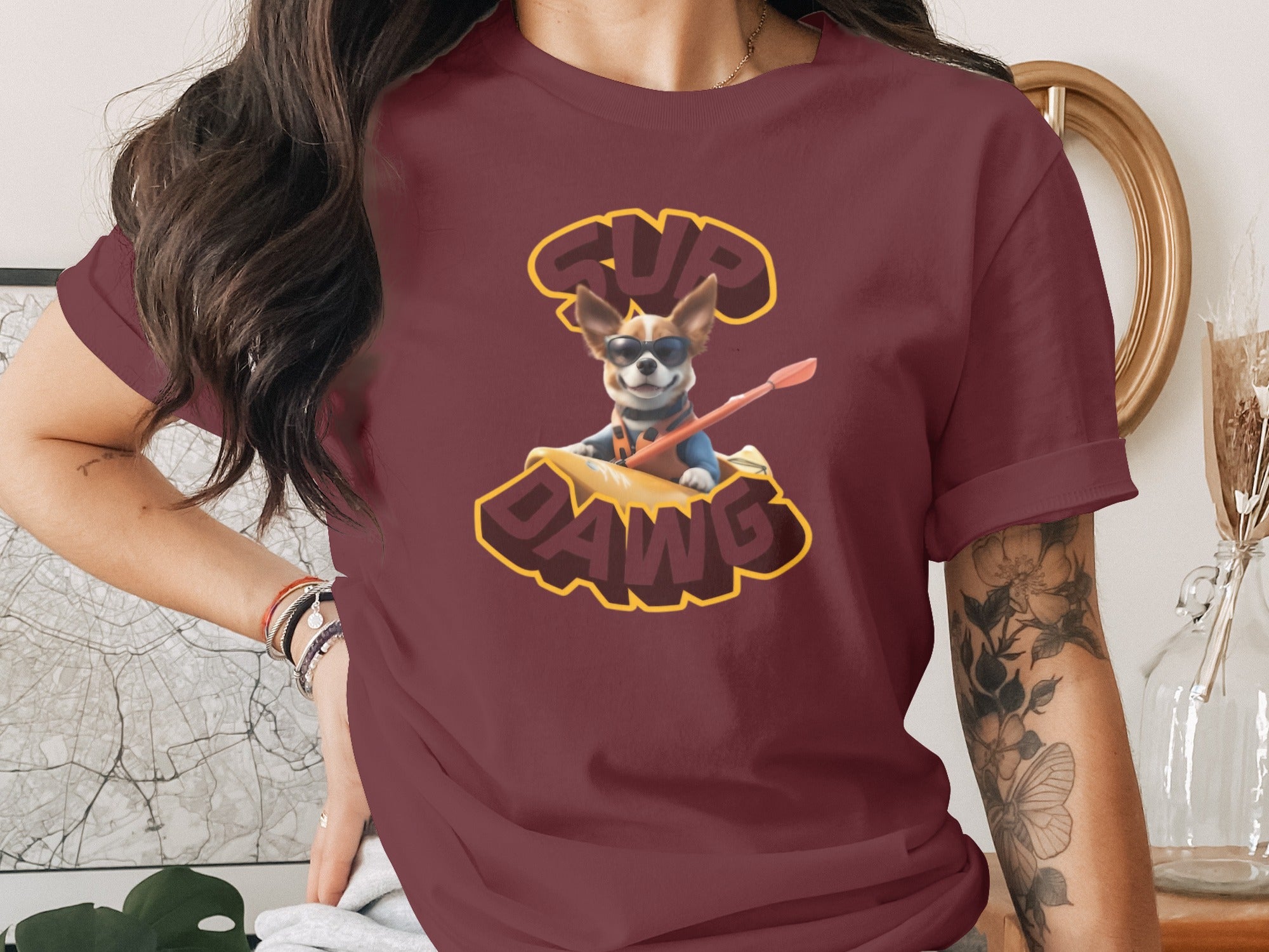 Sup Dawg Graphic Tee for Dog Lovers