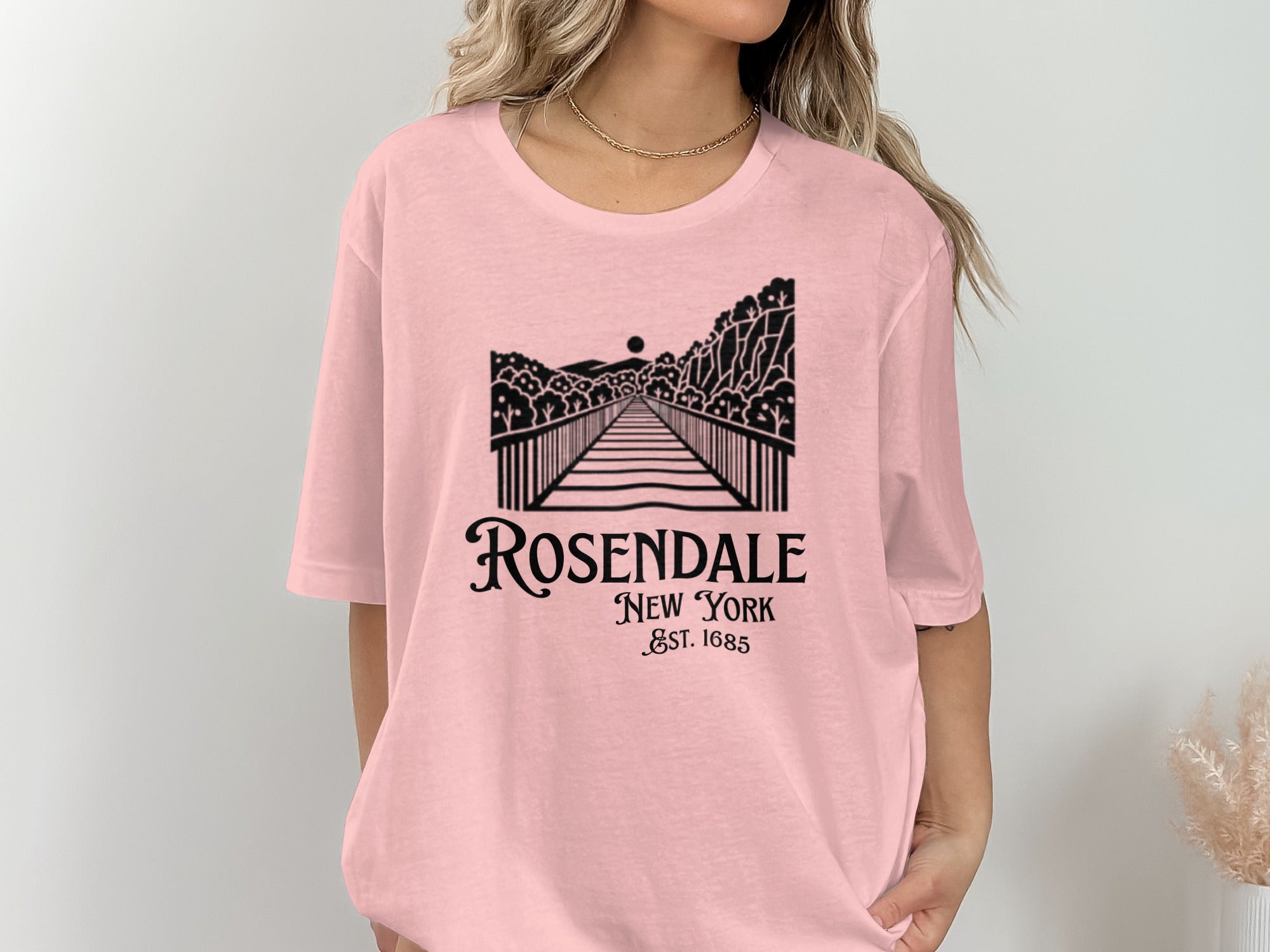 New York Rosendale Est 1685 graphic tee