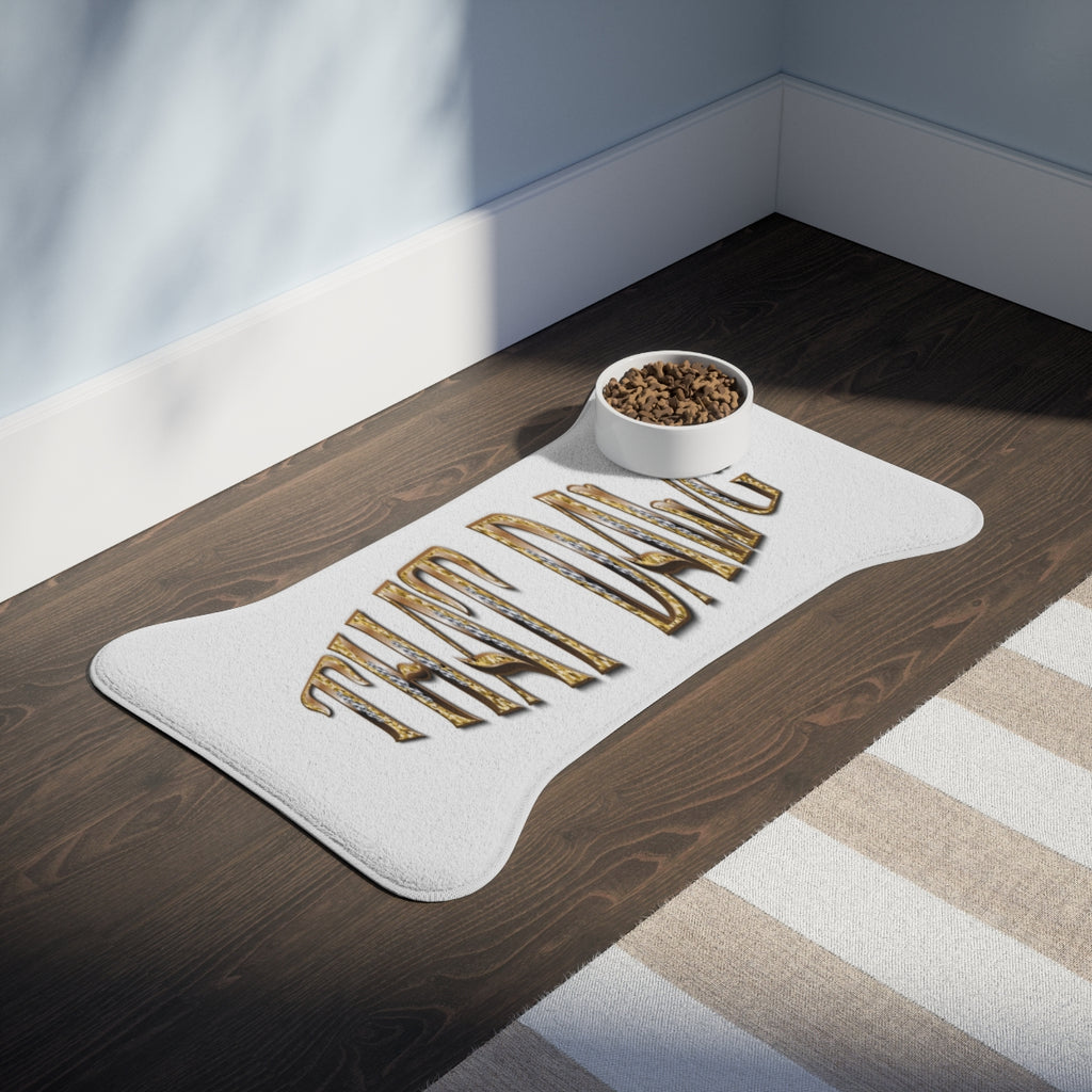This is a dog feeding mat for your pet