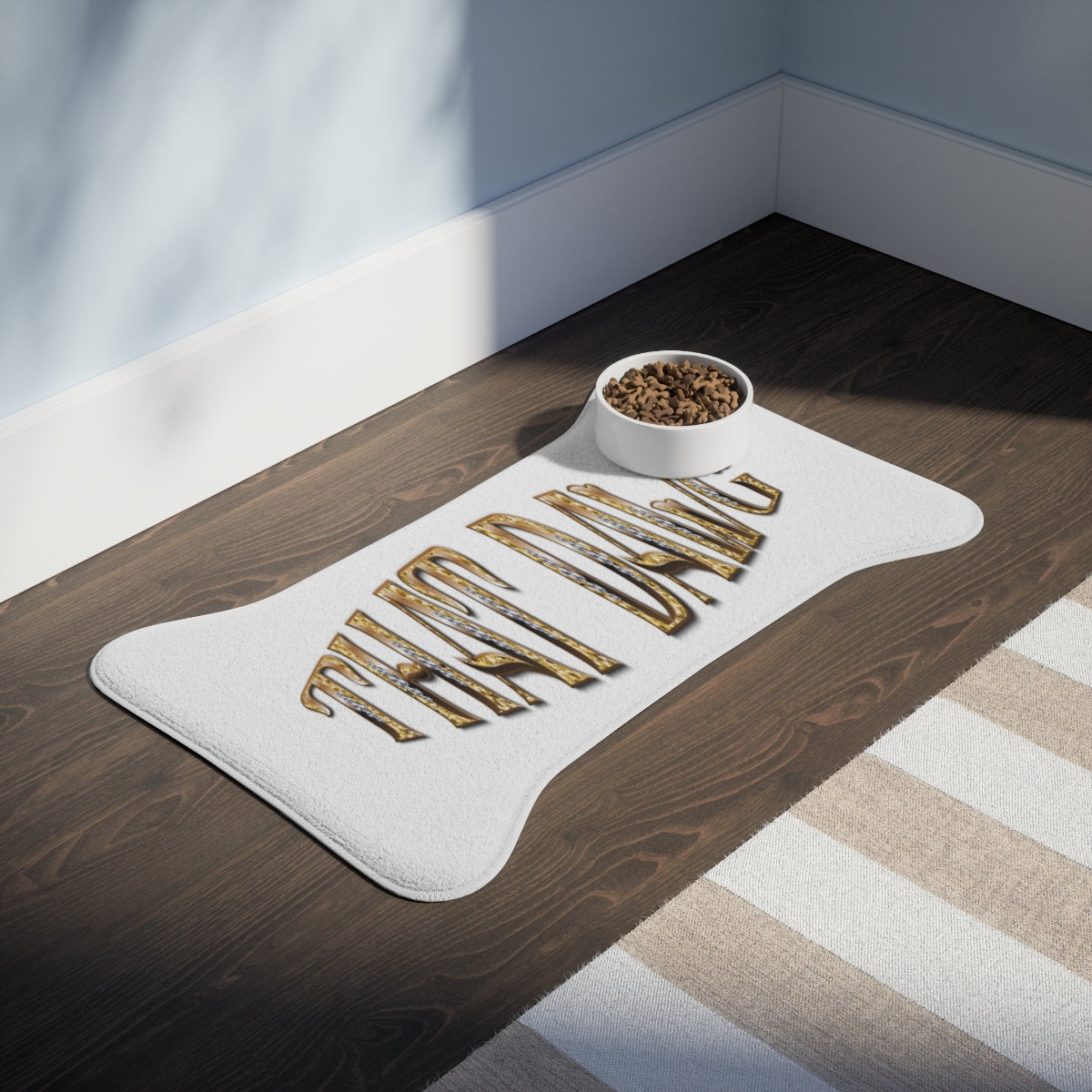 This is a dog feeding mat for your pet