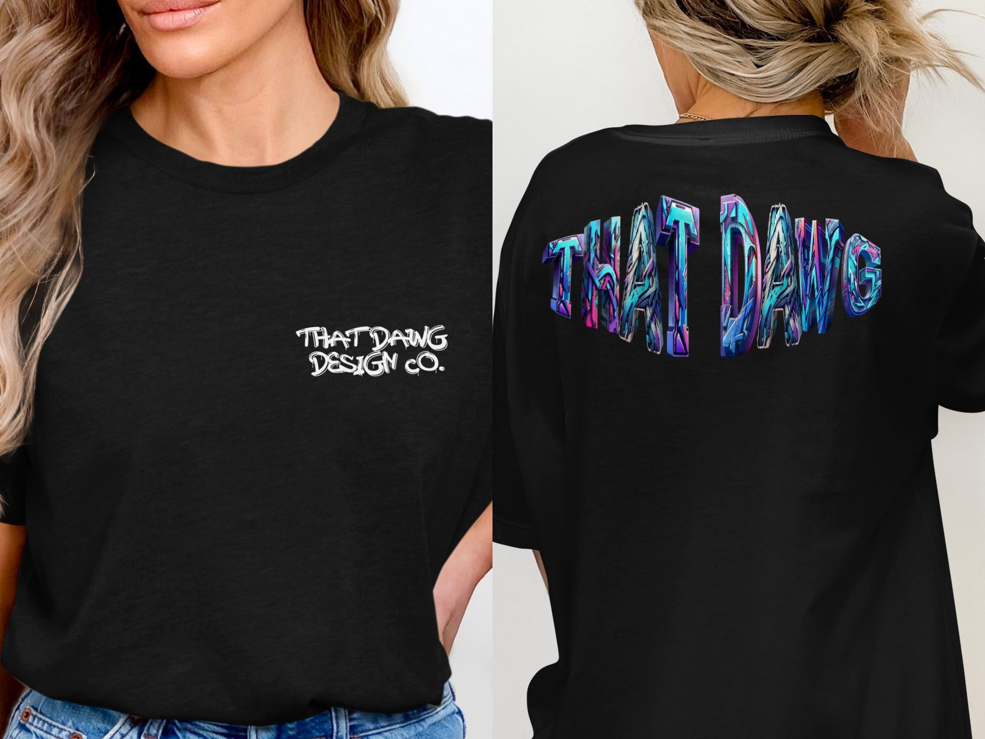 THAT DAWG Graphic Print Casual Top T-shirt product type