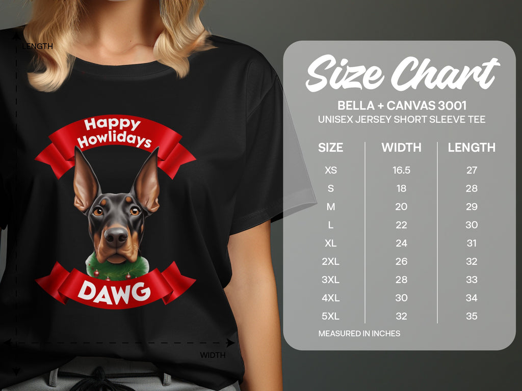 Happy Howlidays Dawg Unisex Jersey Short Sleeve Tee