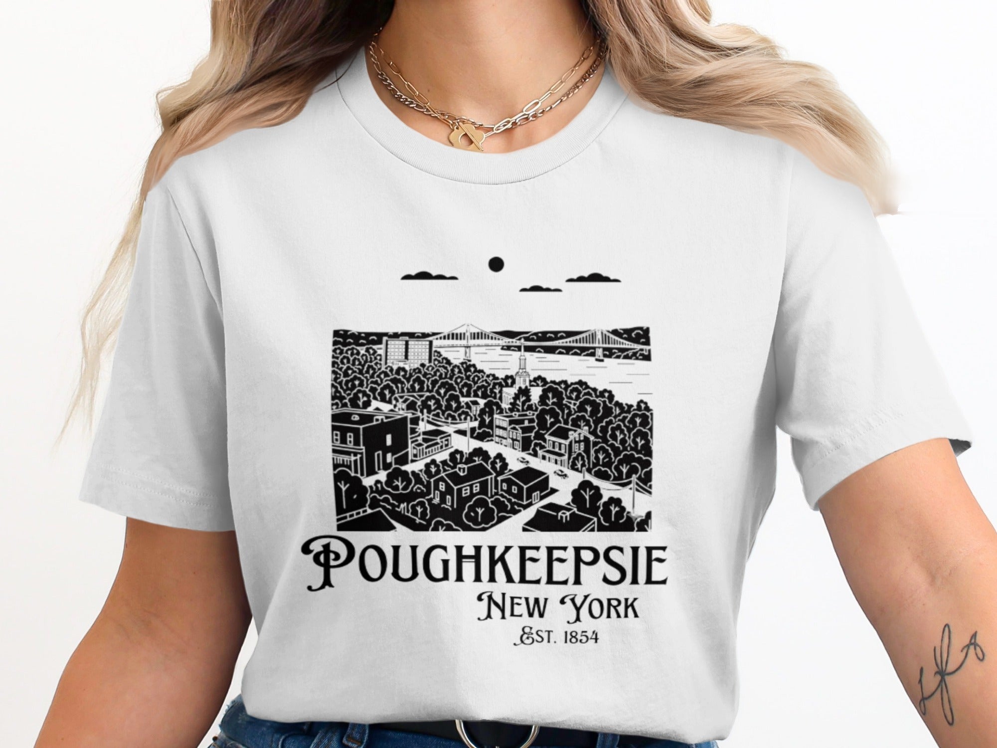 Poughkeepsie New York Est 1854 Graphic Tee