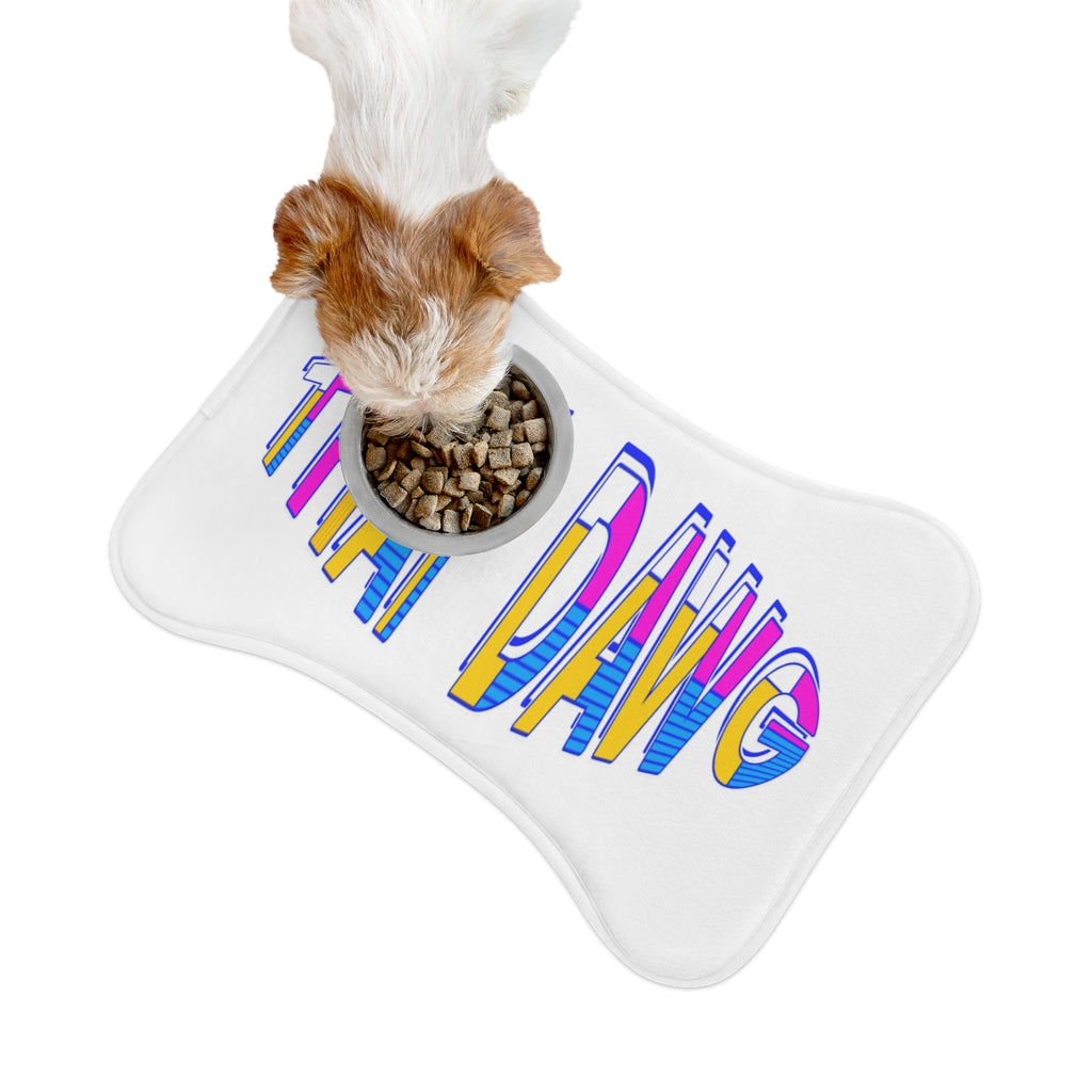 THAT DAWG Bone Shaped Dog Feeding Mat