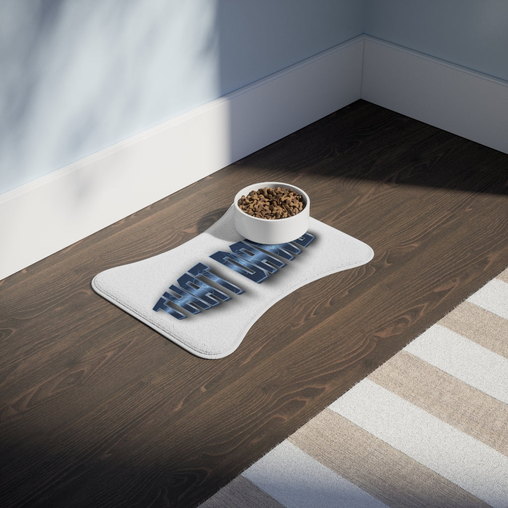 That Gush Pet Food Mat with Stylish Design