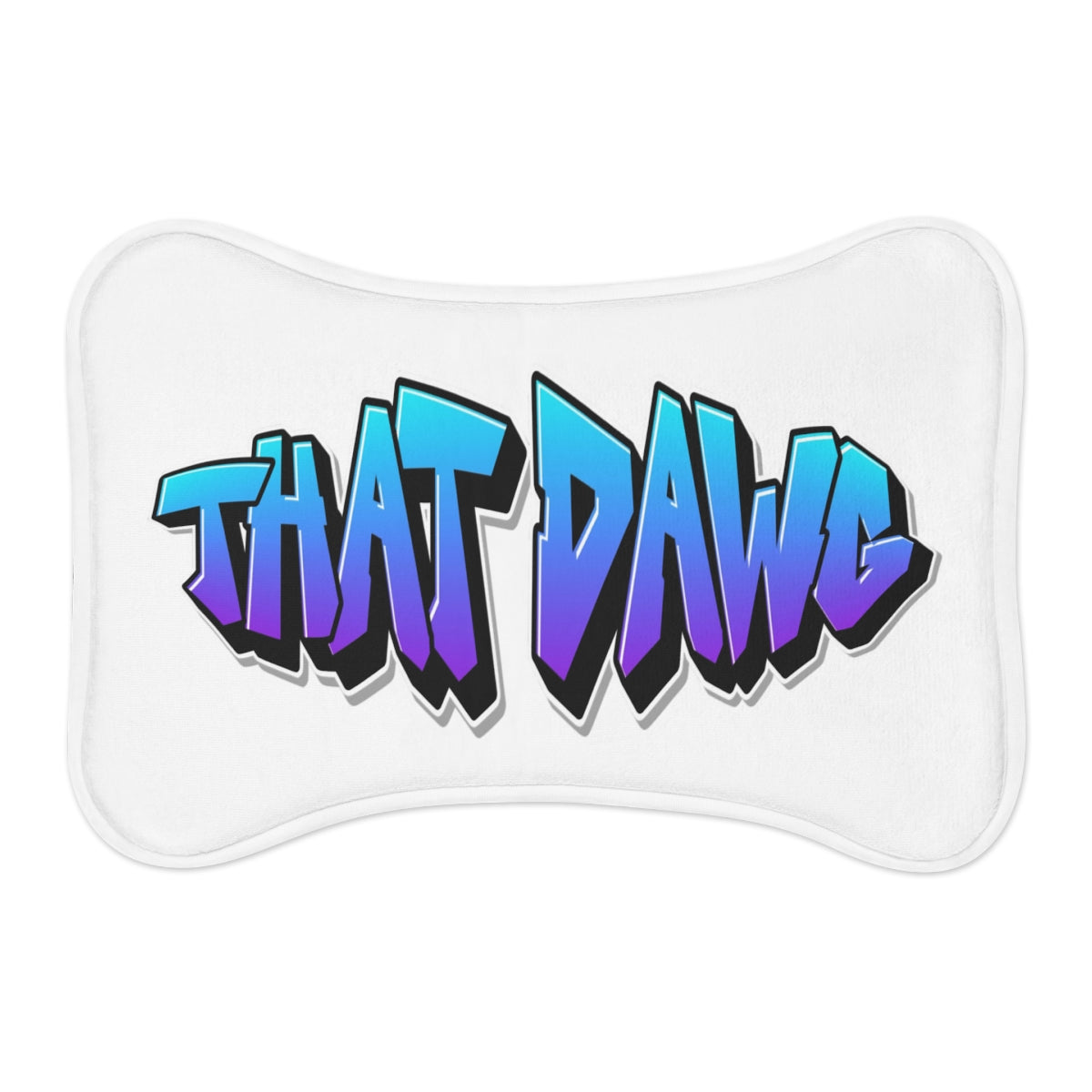 THAT DAWG Blue Purple Graffiti Style Print product