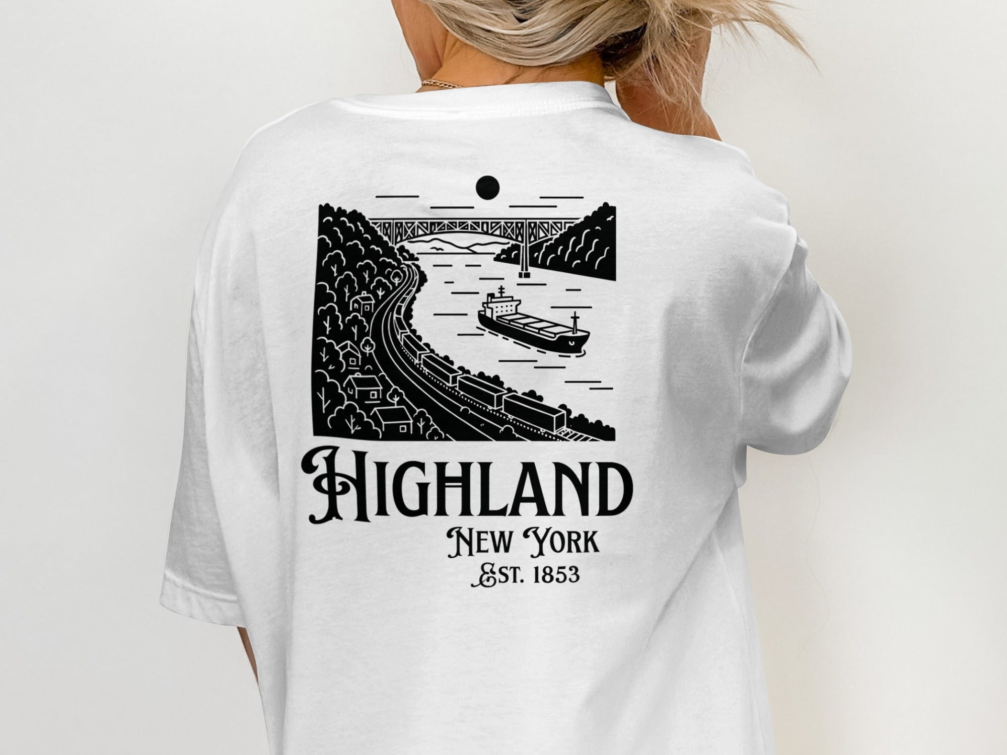 Highland New York Est. 1853 Scenic Graphic Tee