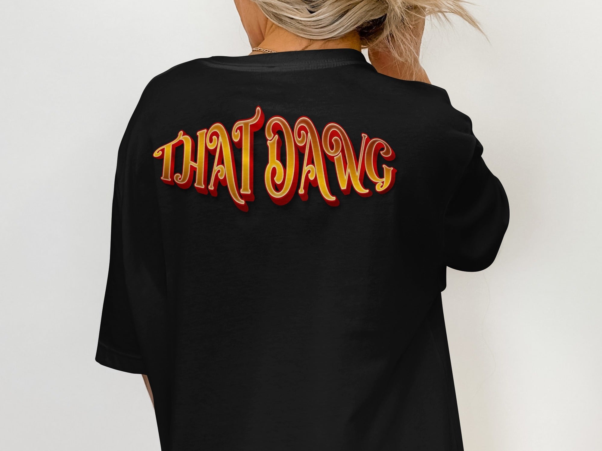 THAT DAWG Graphic Printed Oversized T-shirt product