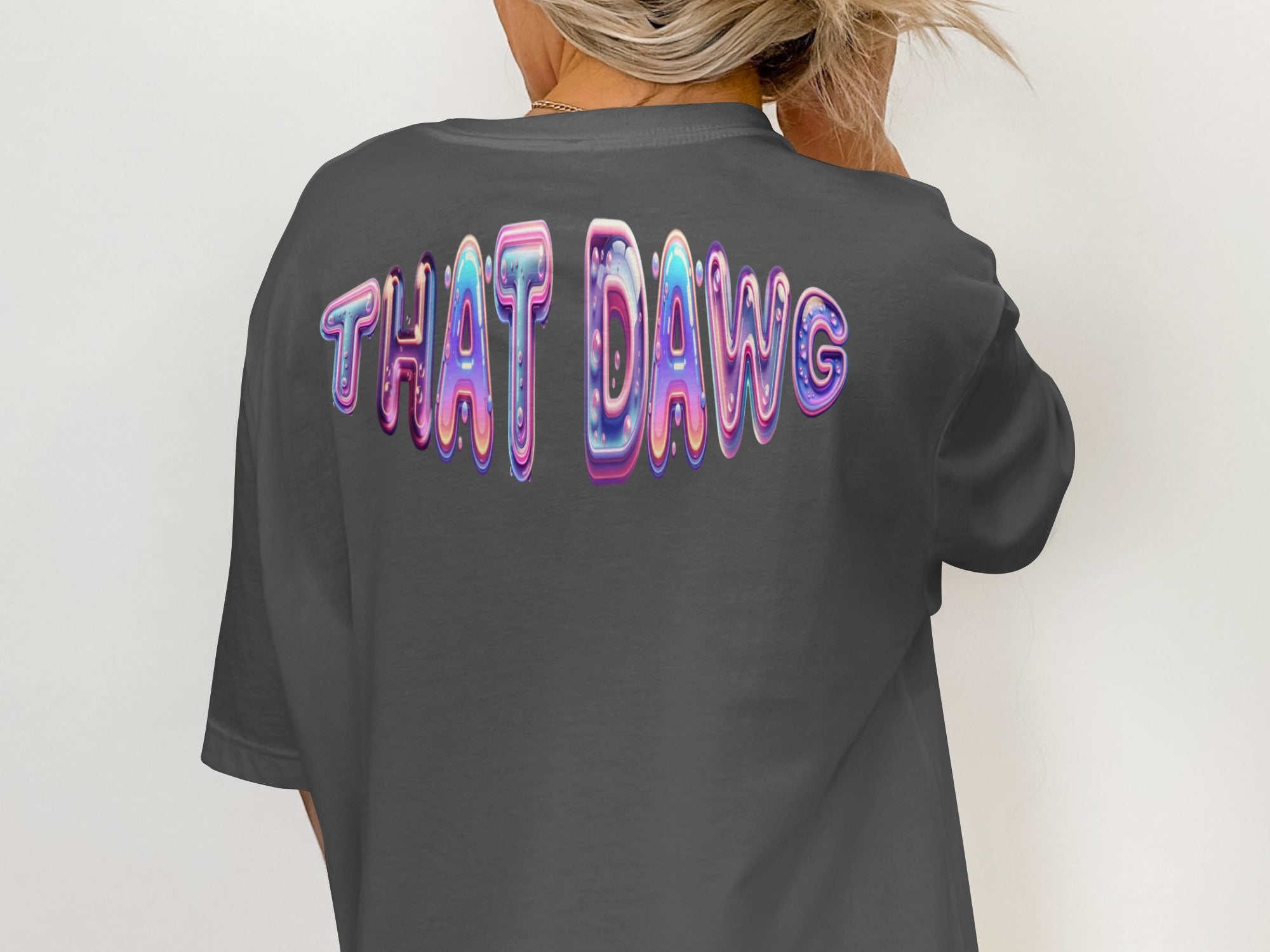 THAT DAWG Graphic Tee Back Print Casual product type