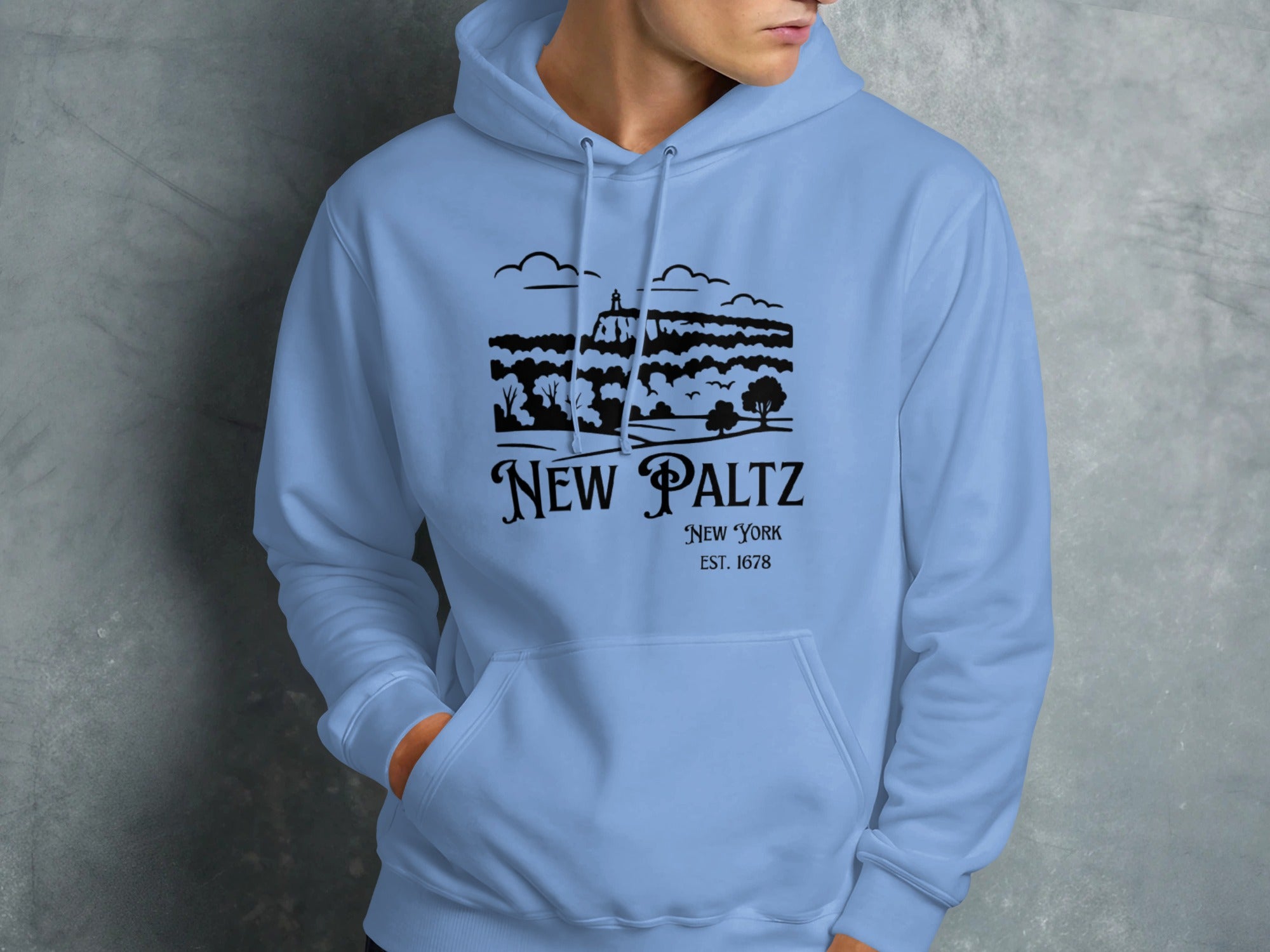 New Paltz New York 1678 Hoodie for Comfortable Wear