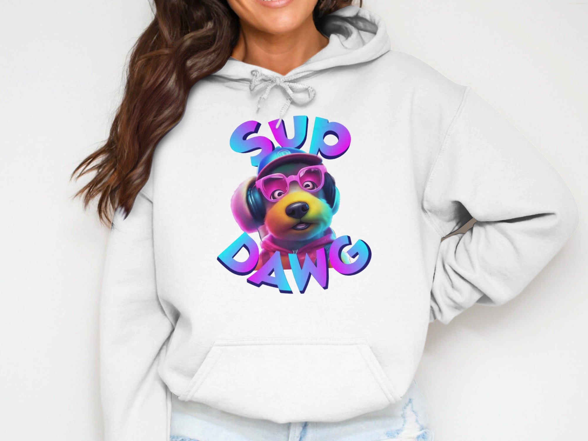 Sup Dawg Graphic Hoodie Fashion Product