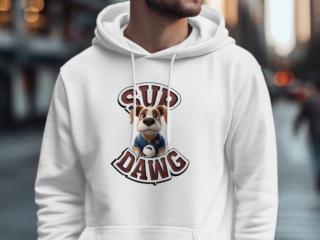 Sud Dawg Hoodie with Cute Dog Illustration