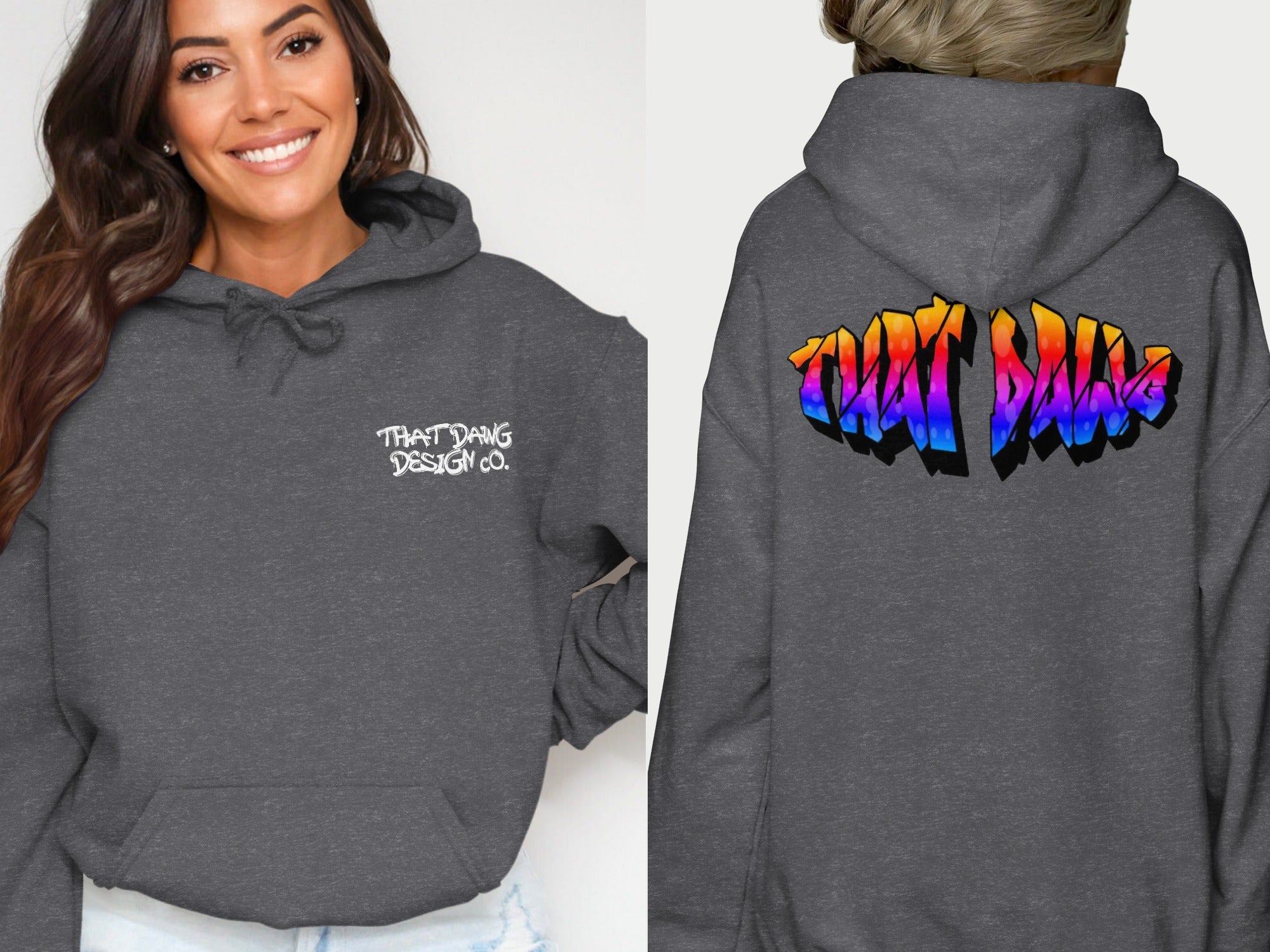 That Dang Design Co Colorful Graphic Hoodie product