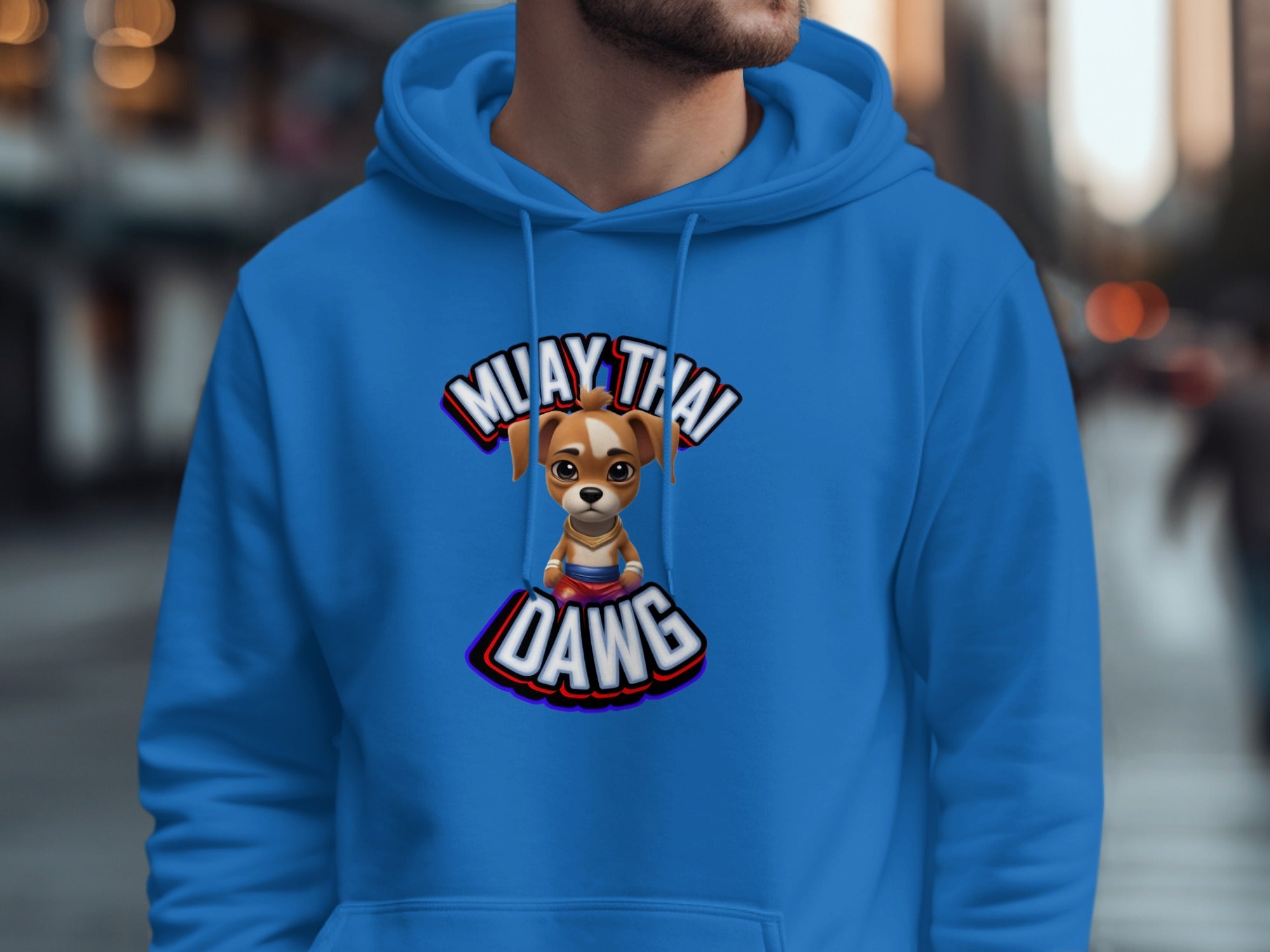 Muay Thai Dawg Graphic Unisex Hoodie Product