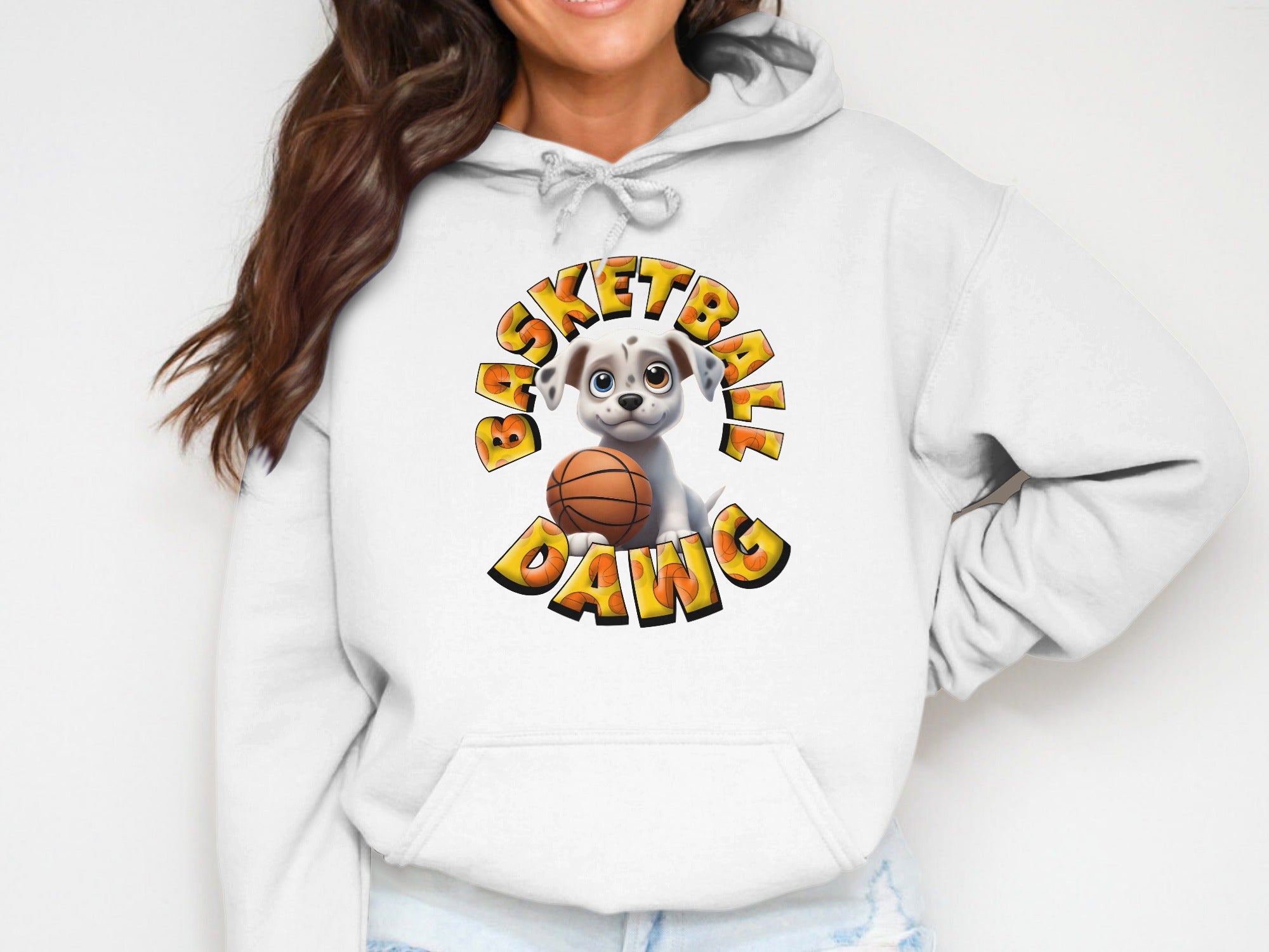 Basketball Dawg Graphic Hoodie