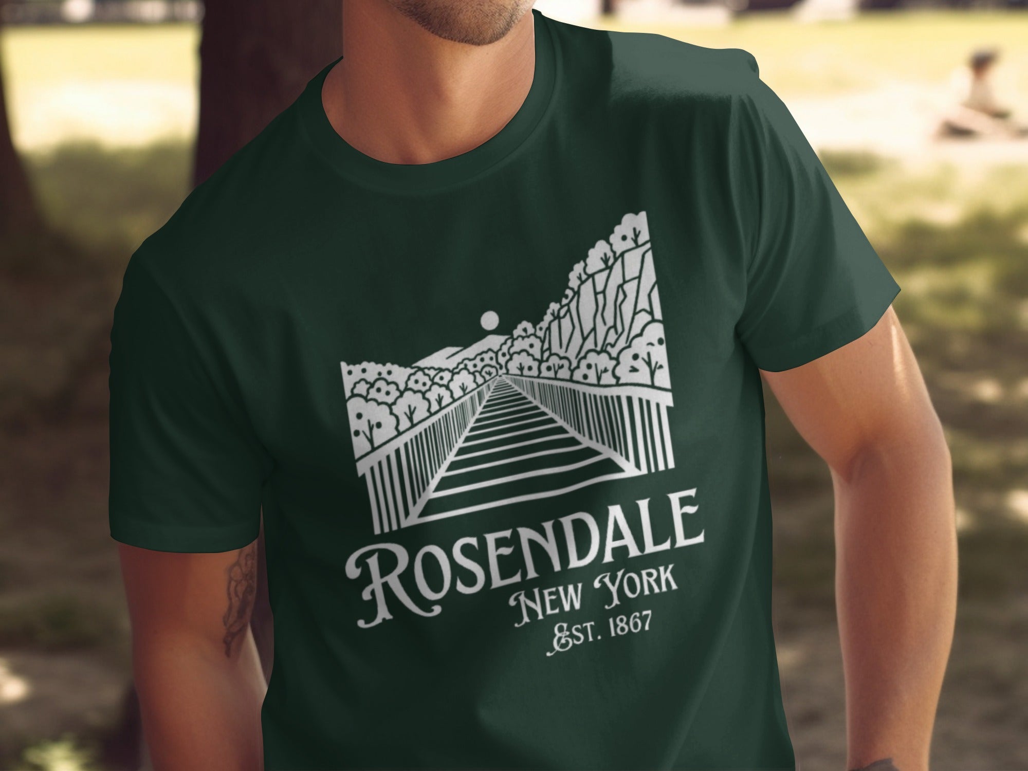 Rosendale New York Est 1867 Scenic Graphic Tee