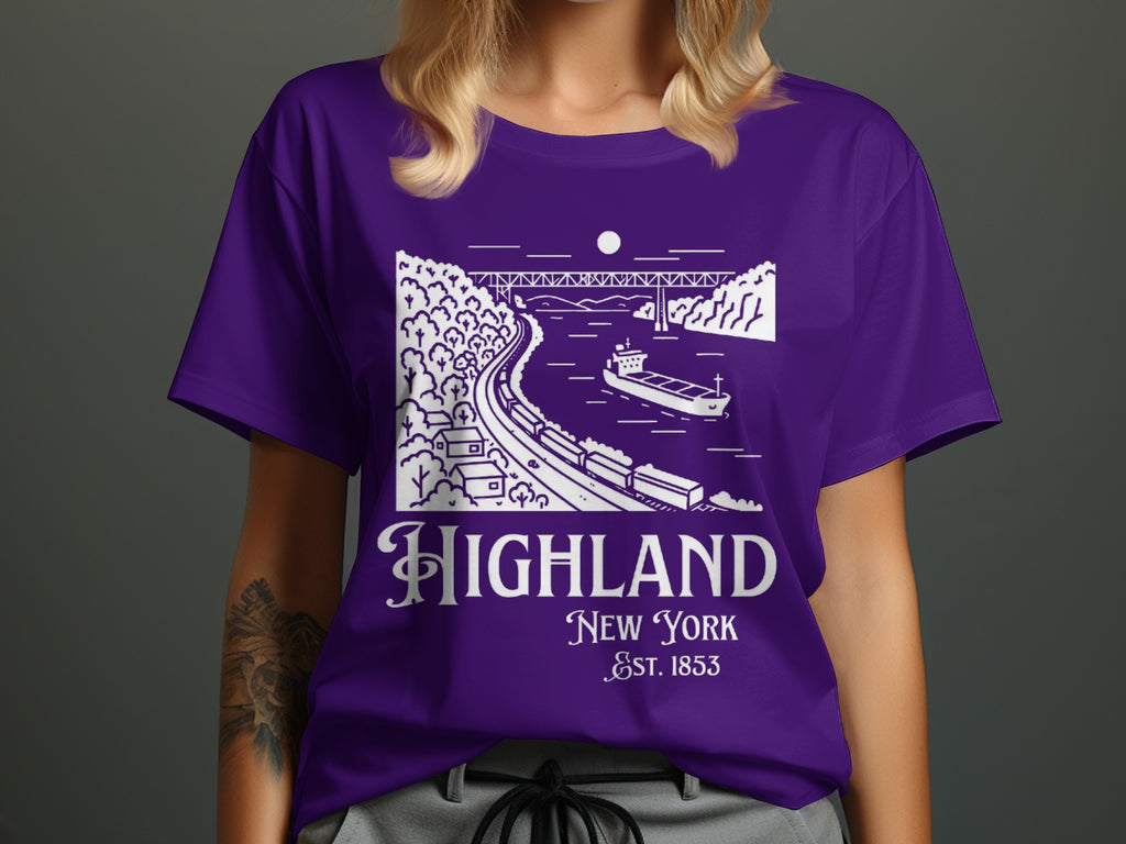 Highland New York Est 1853 Scenic Graphic T-shirt
