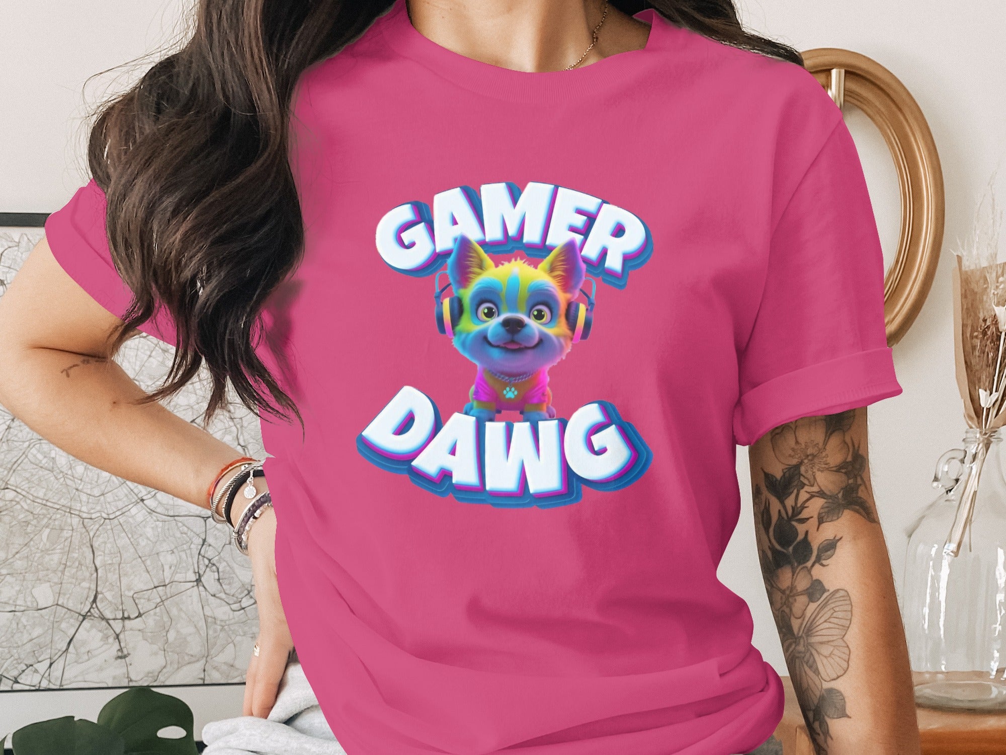 Gamer Dawg Graphic Tee for Gaming Fans Product Type