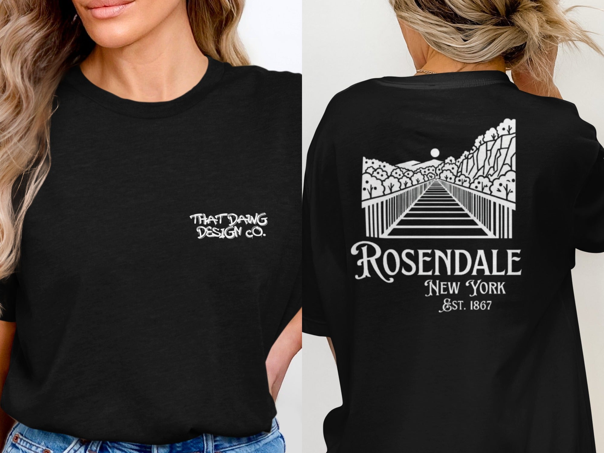 Rosendale New York Est 1867 Graphic T-shirt