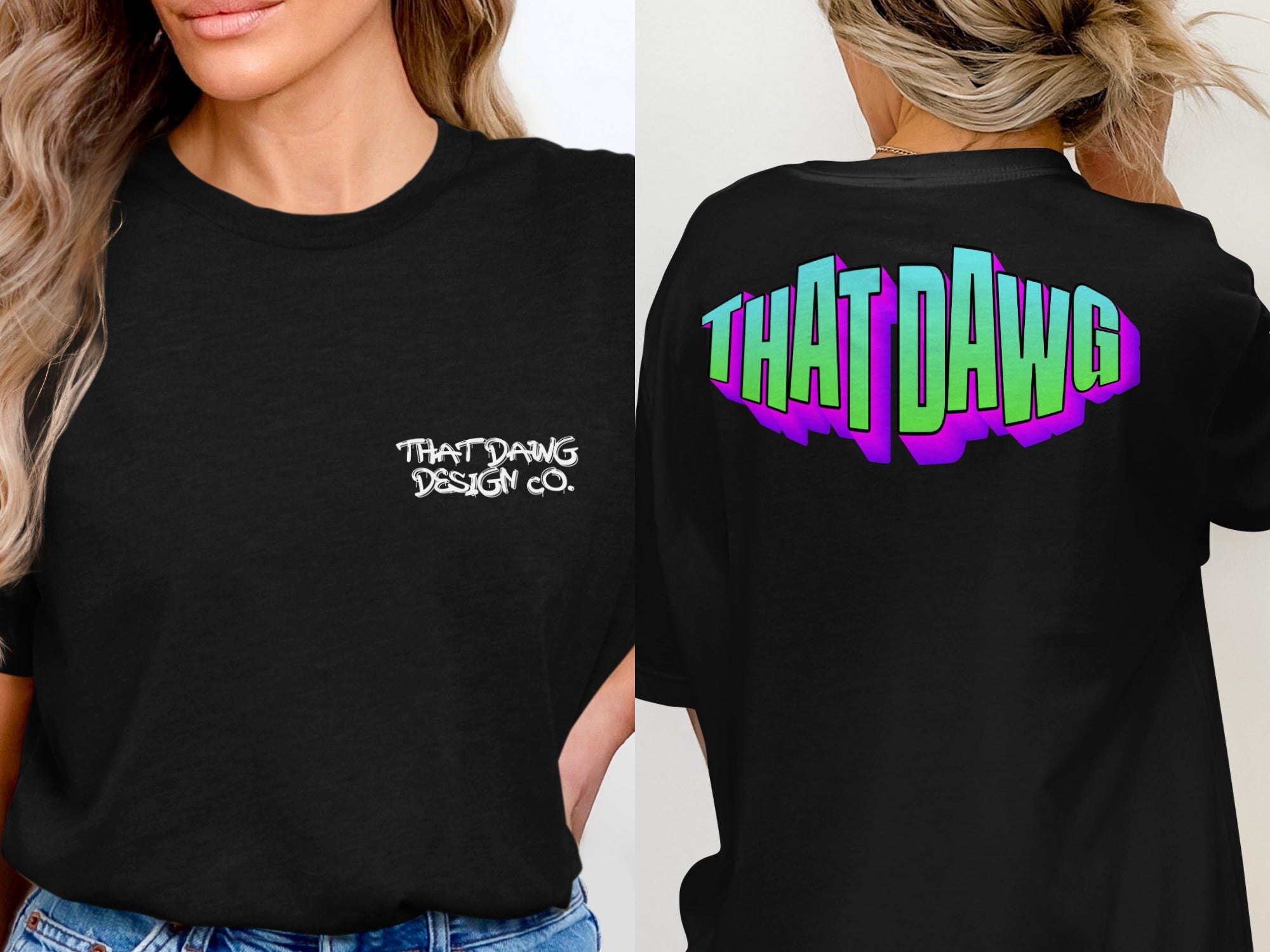 That Dawg Graphic T-Shirt Colorful Print Product Type