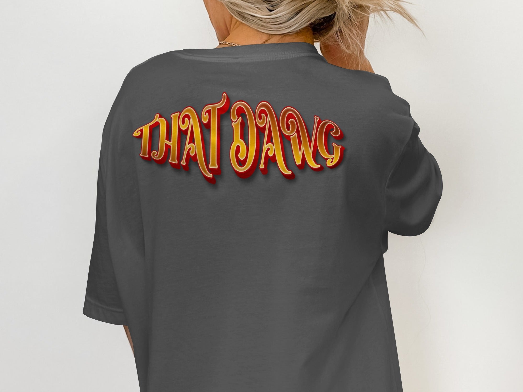 Bold Statement That Dawg Print Graphic Tee product